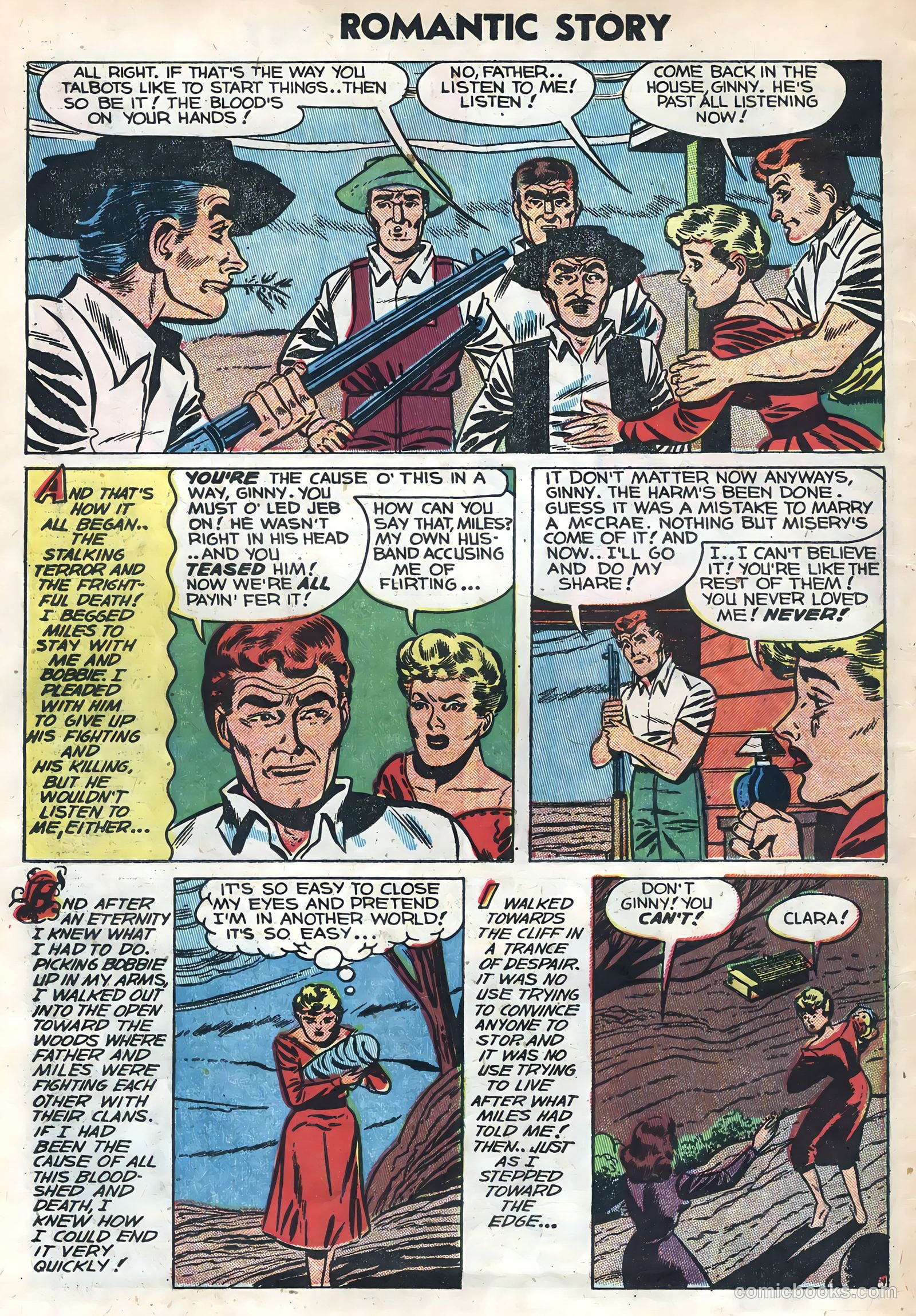 Romantic Story #24 (1954) — page 6 of 36