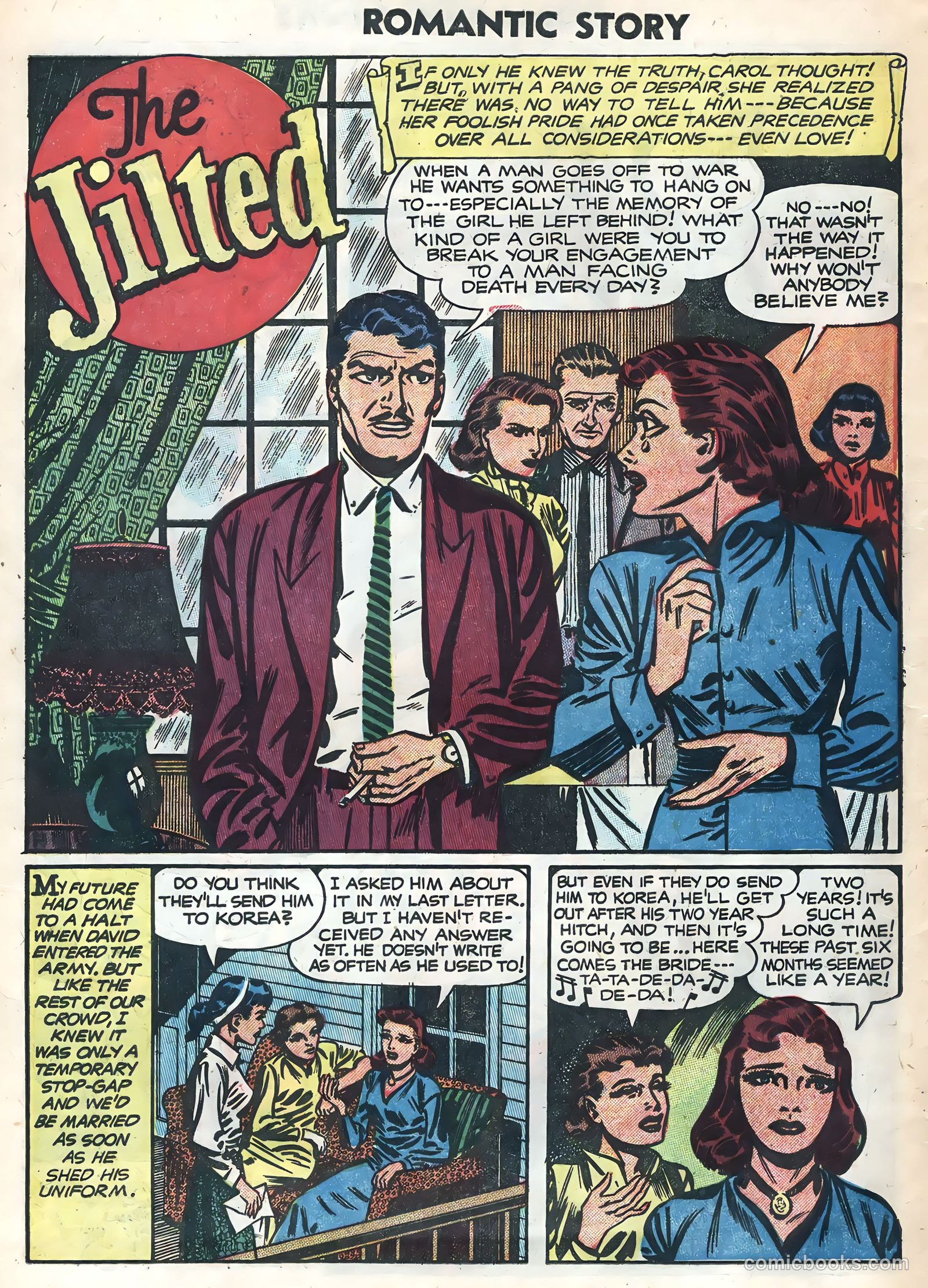 Romantic Story #24 (1954) — page 8 of 36