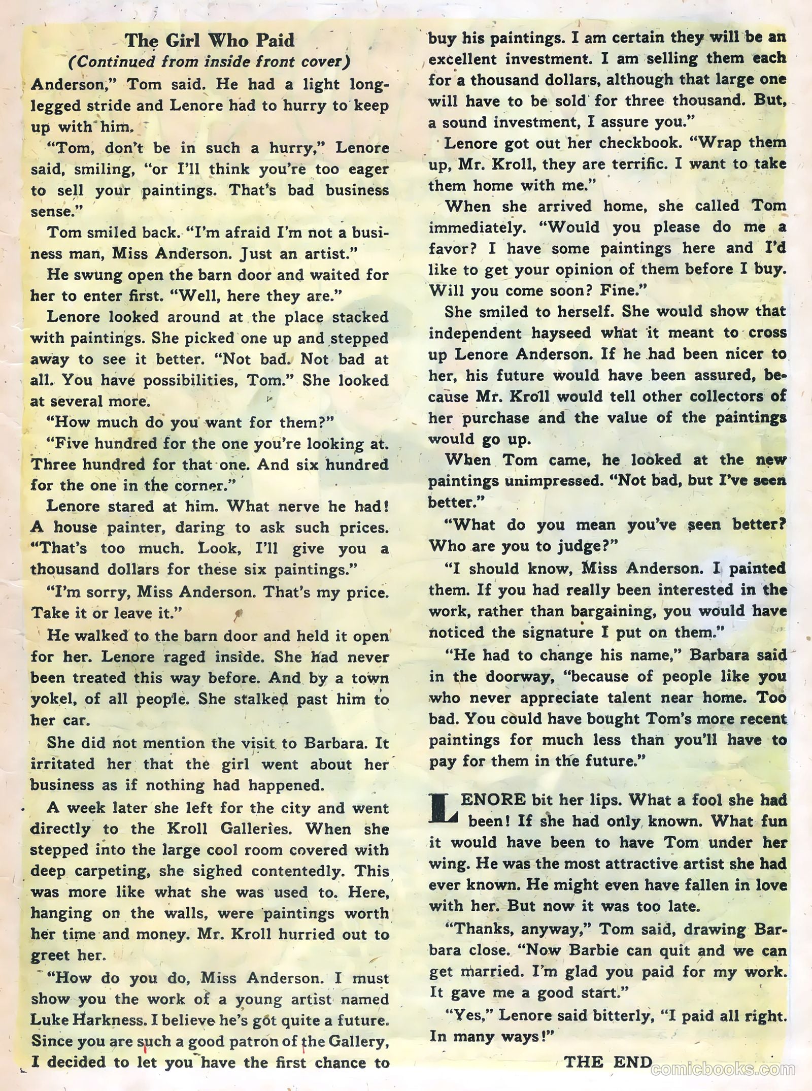 Romantic Story #24 (1954) — page 19 of 36