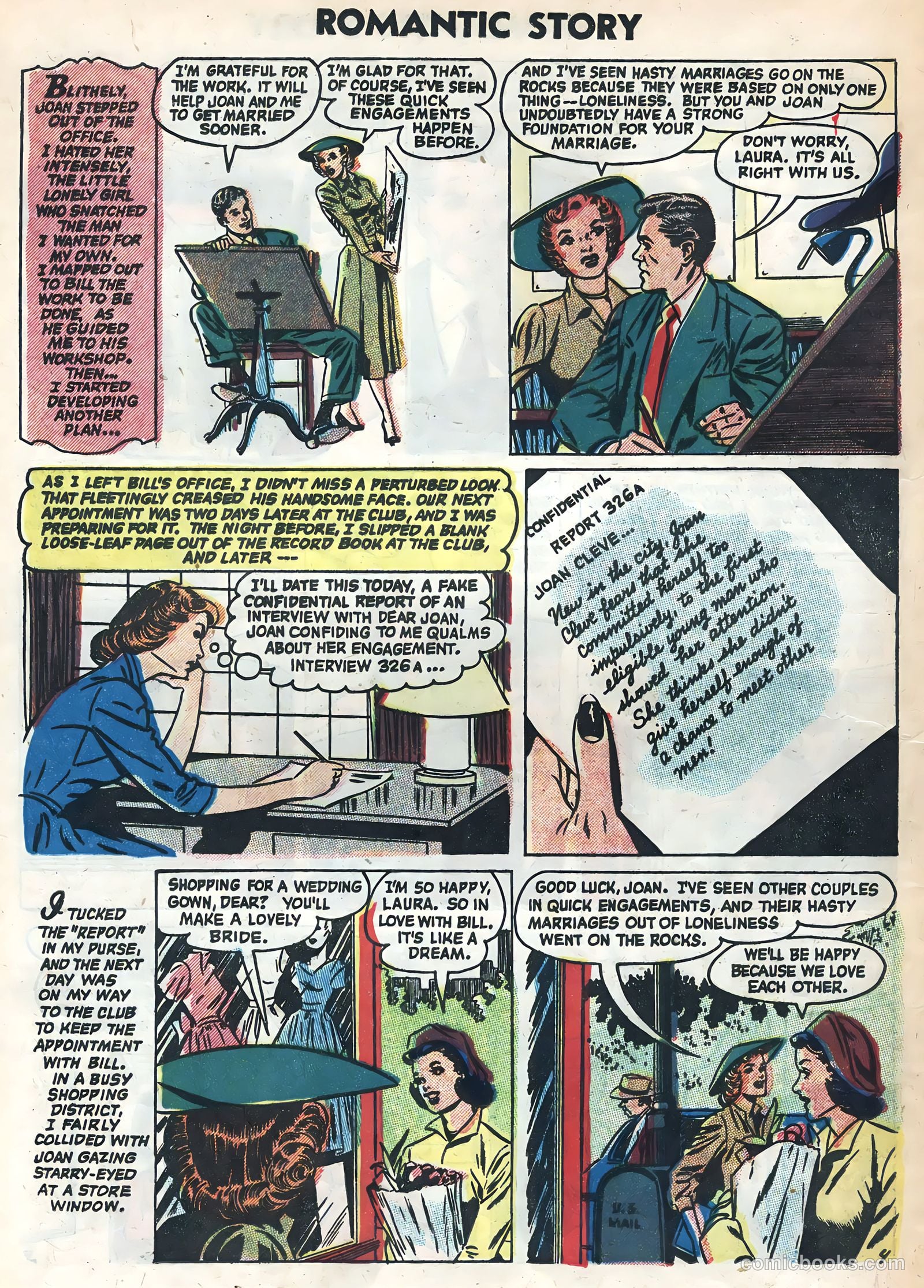 Romantic Story #24 (1954) — page 24 of 36