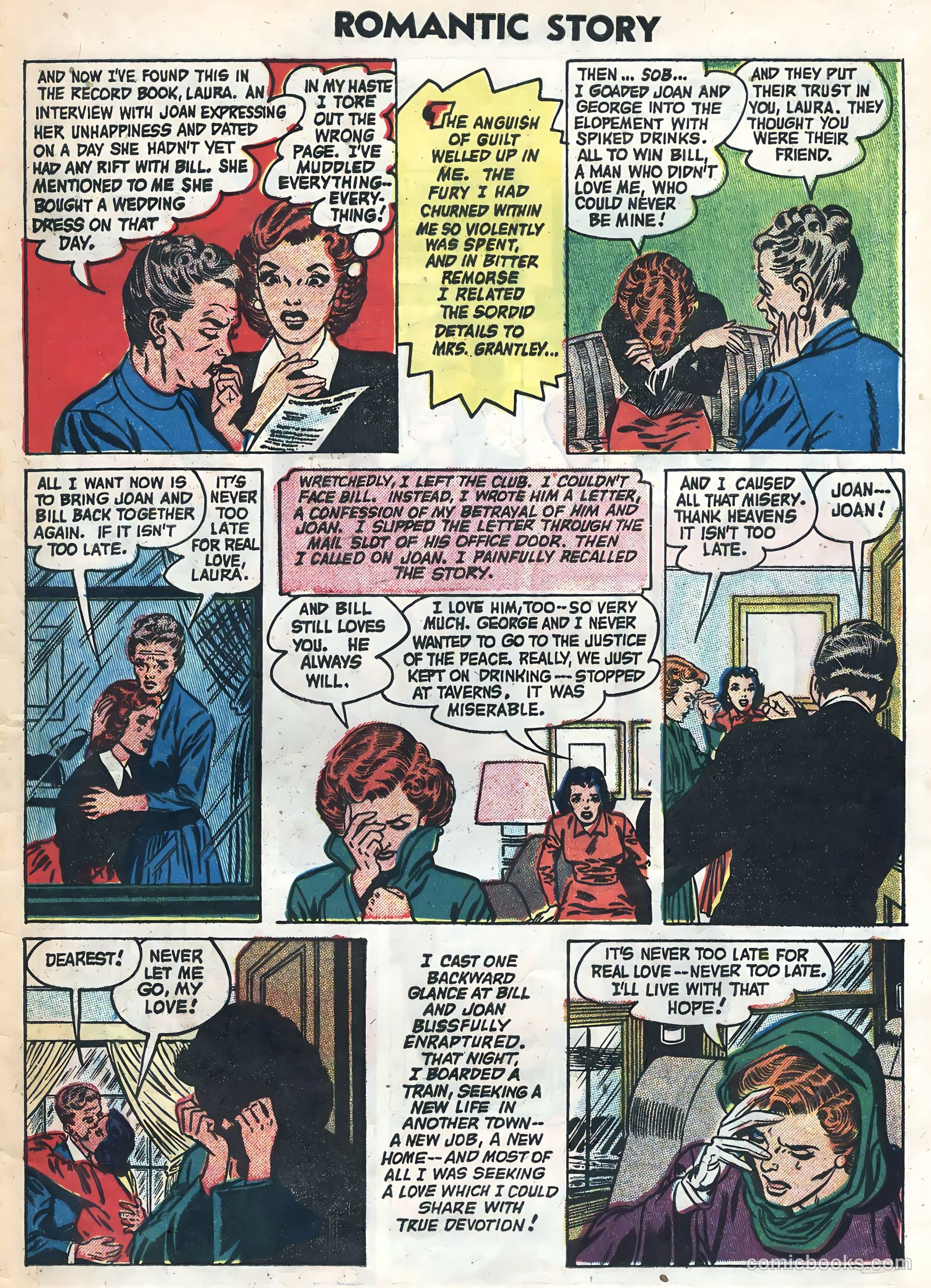 Romantic Story #24 (1954) — page 29 of 36