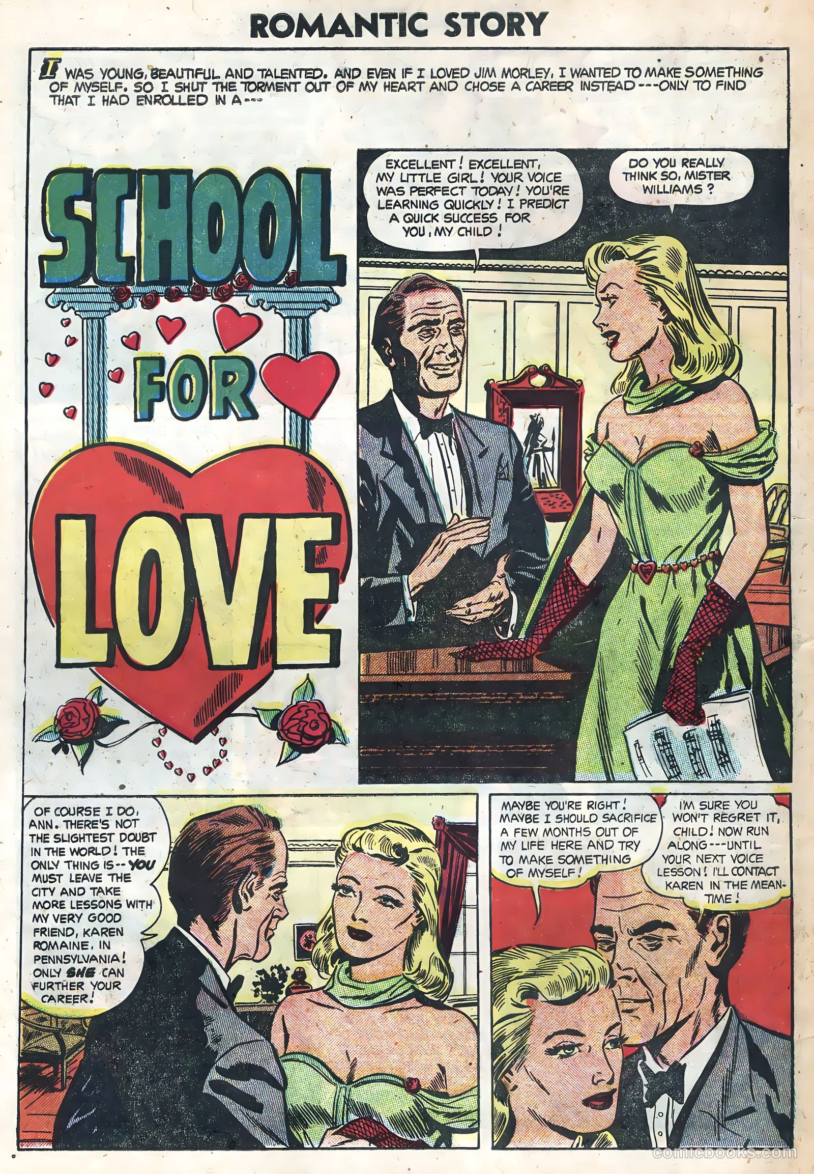 Romantic Story #24 (1954) — page 30 of 36