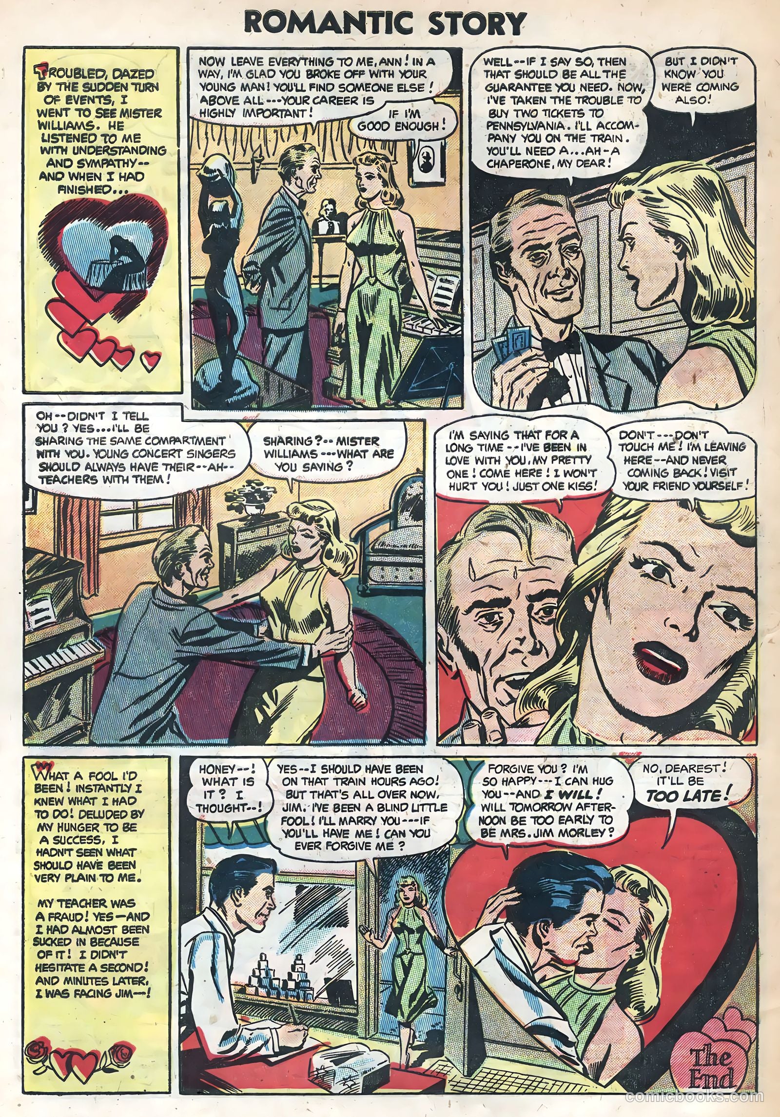 Romantic Story #24 (1954) — page 32 of 36