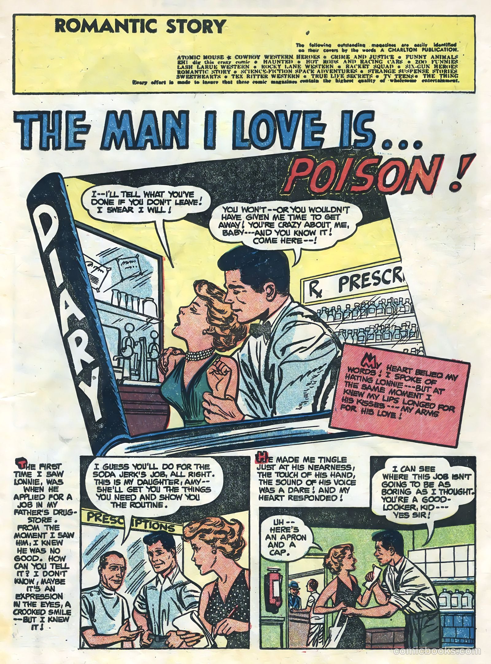 Romantic Story #25 (1954) — page 3 of 36