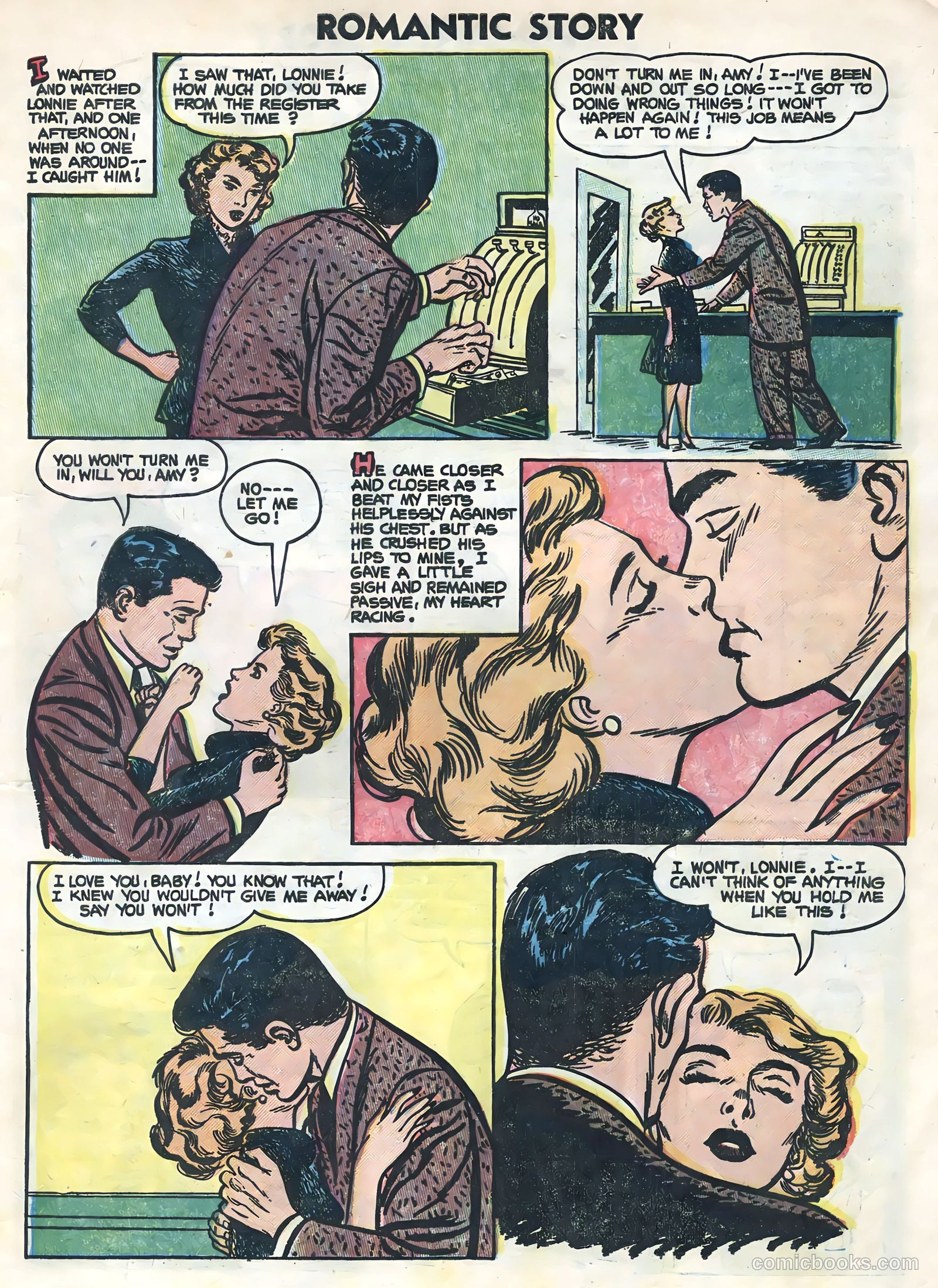 Romantic Story #25 (1954) — page 5 of 36