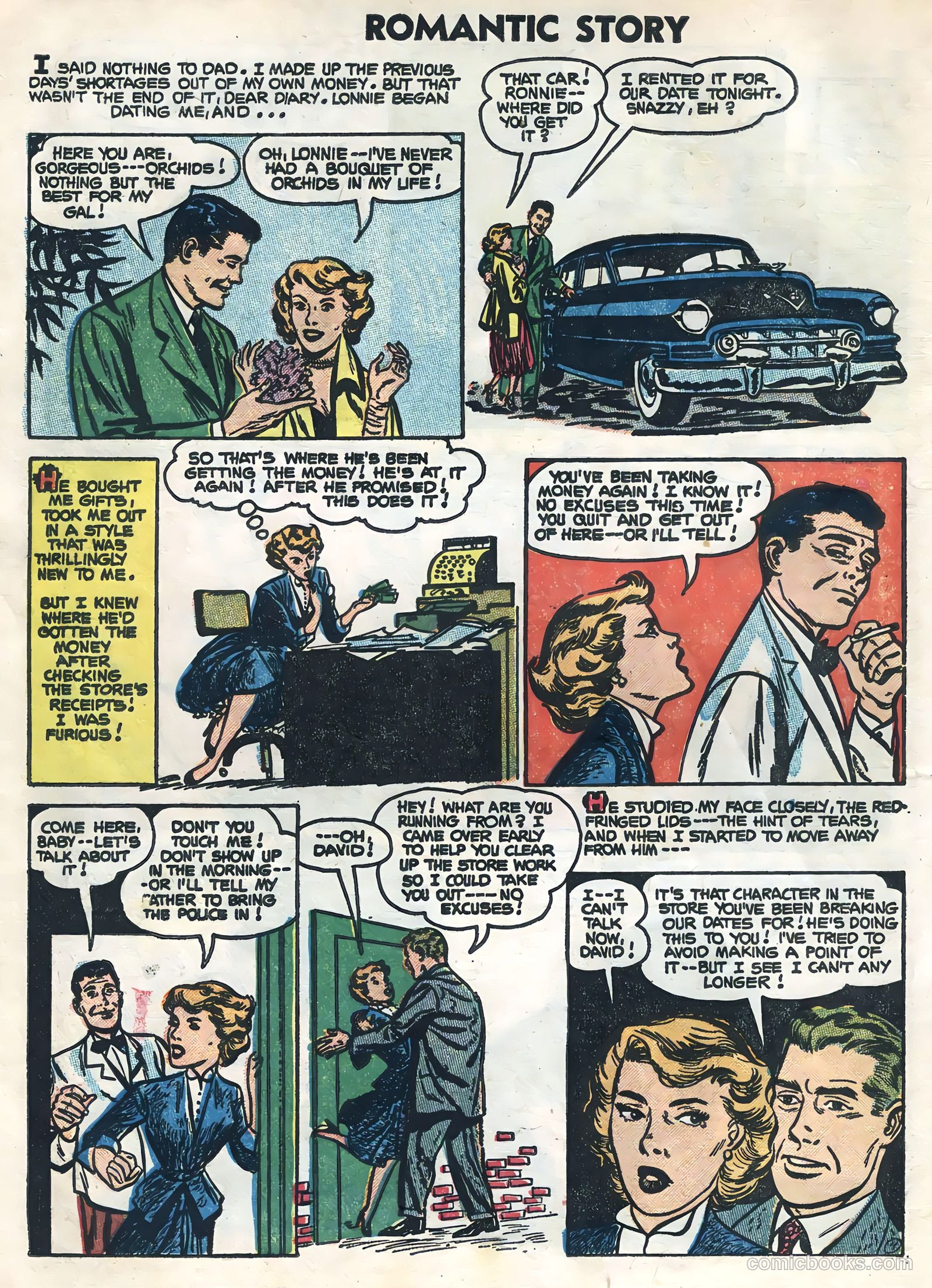 Romantic Story #25 (1954) — page 6 of 36