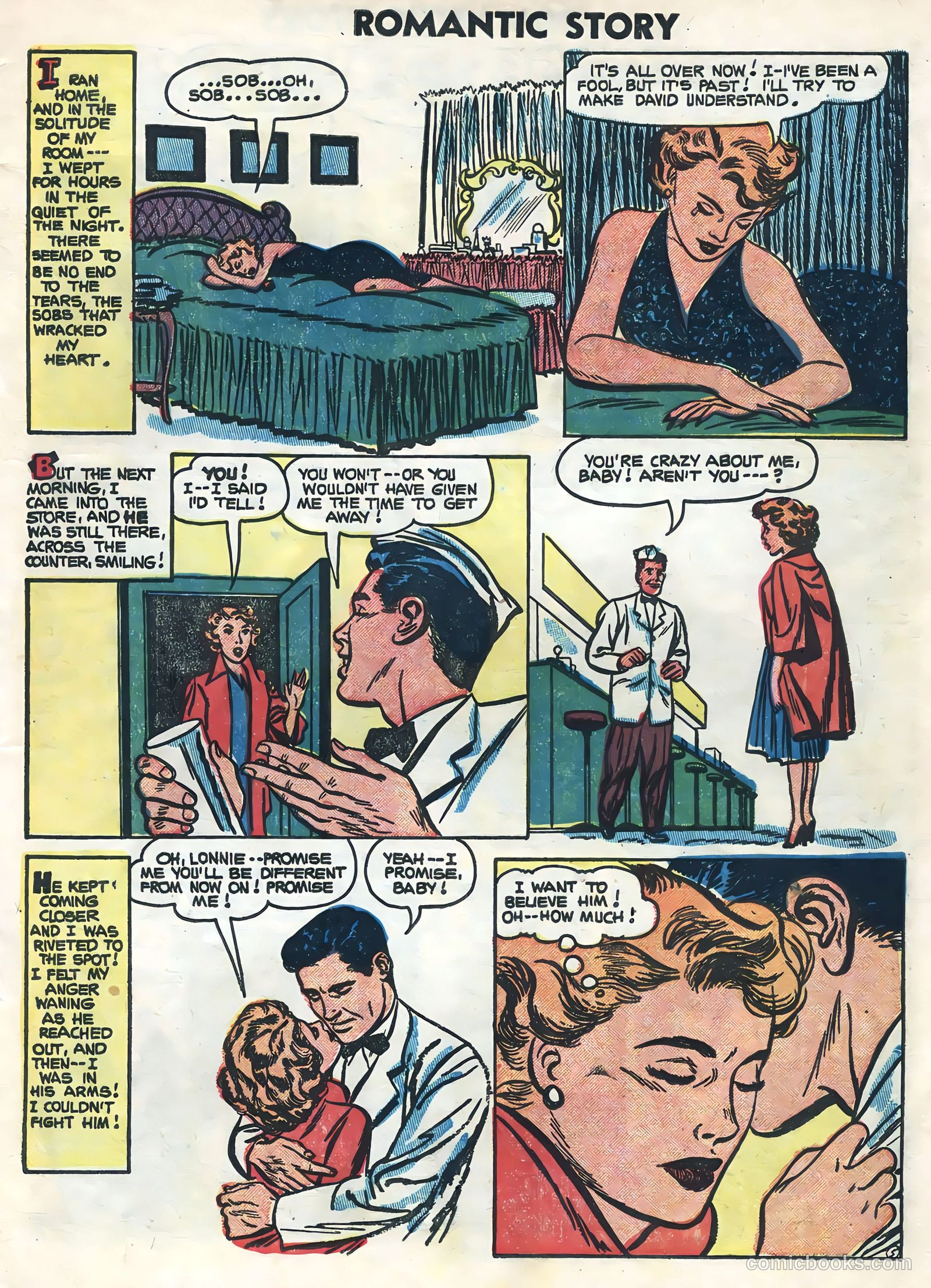 Romantic Story #25 (1954) — page 7 of 36
