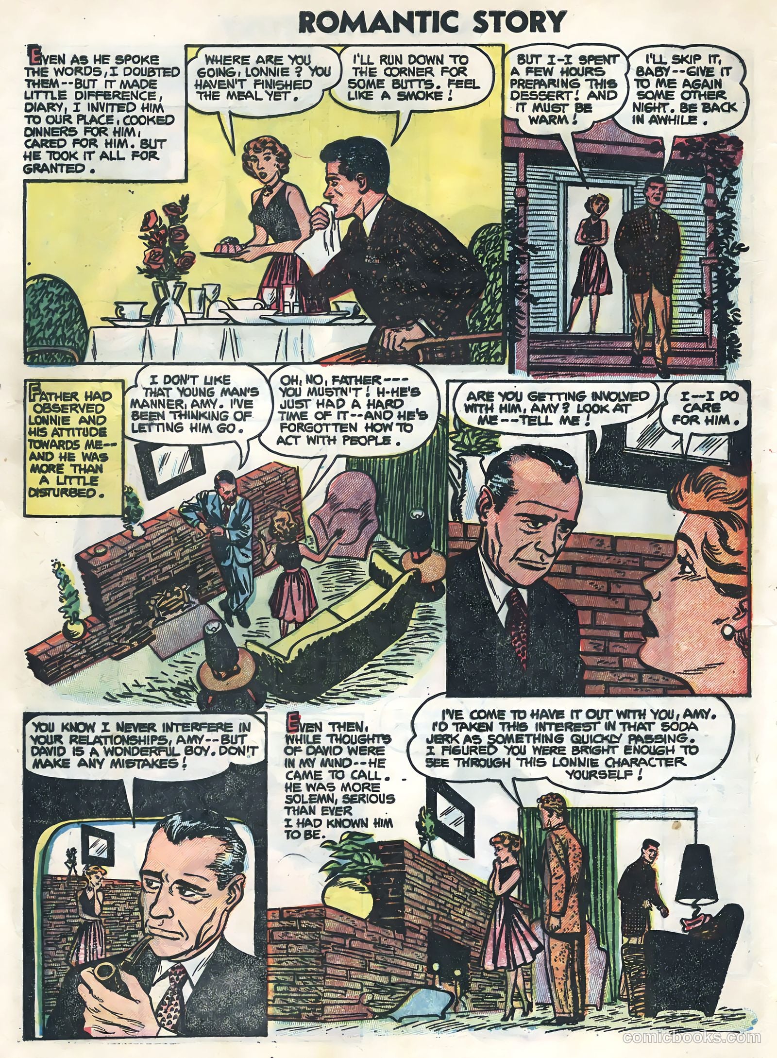 Romantic Story #25 (1954) — page 8 of 36
