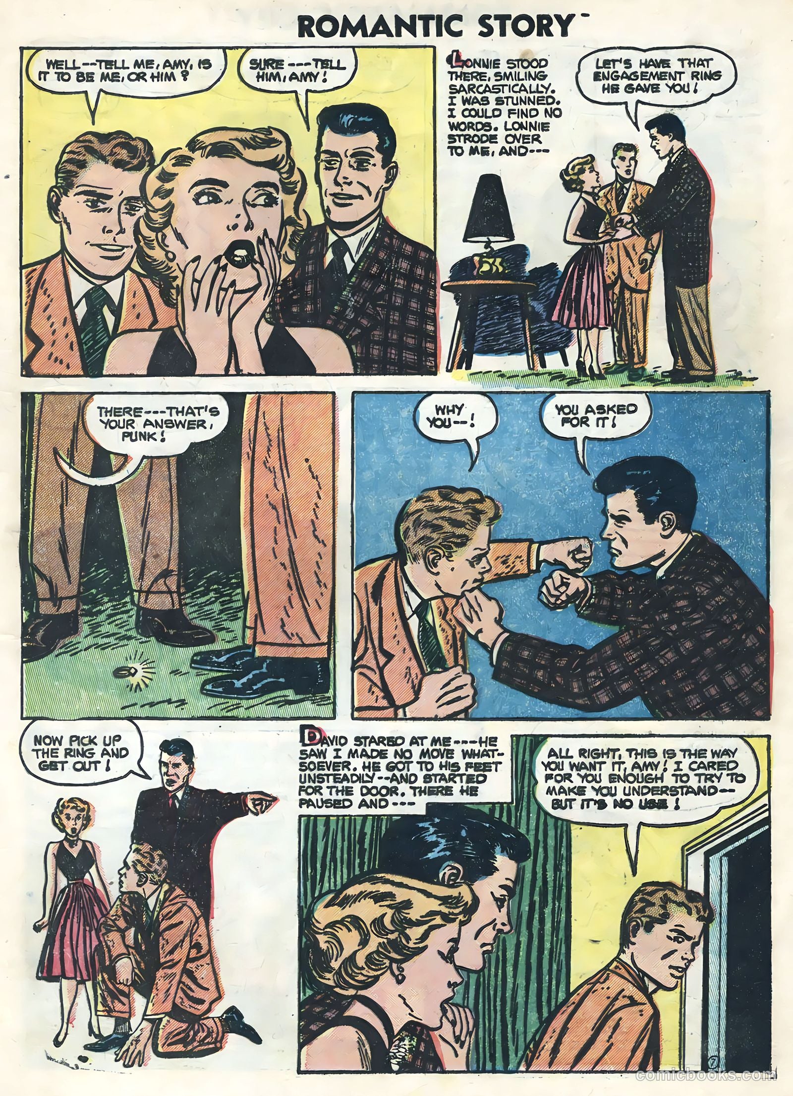 Romantic Story #25 (1954) — page 9 of 36