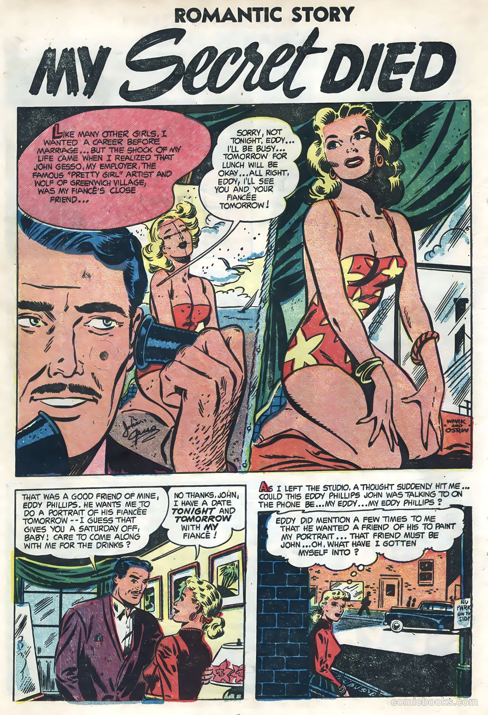 Romantic Story #25 (1954) — page 14 of 36