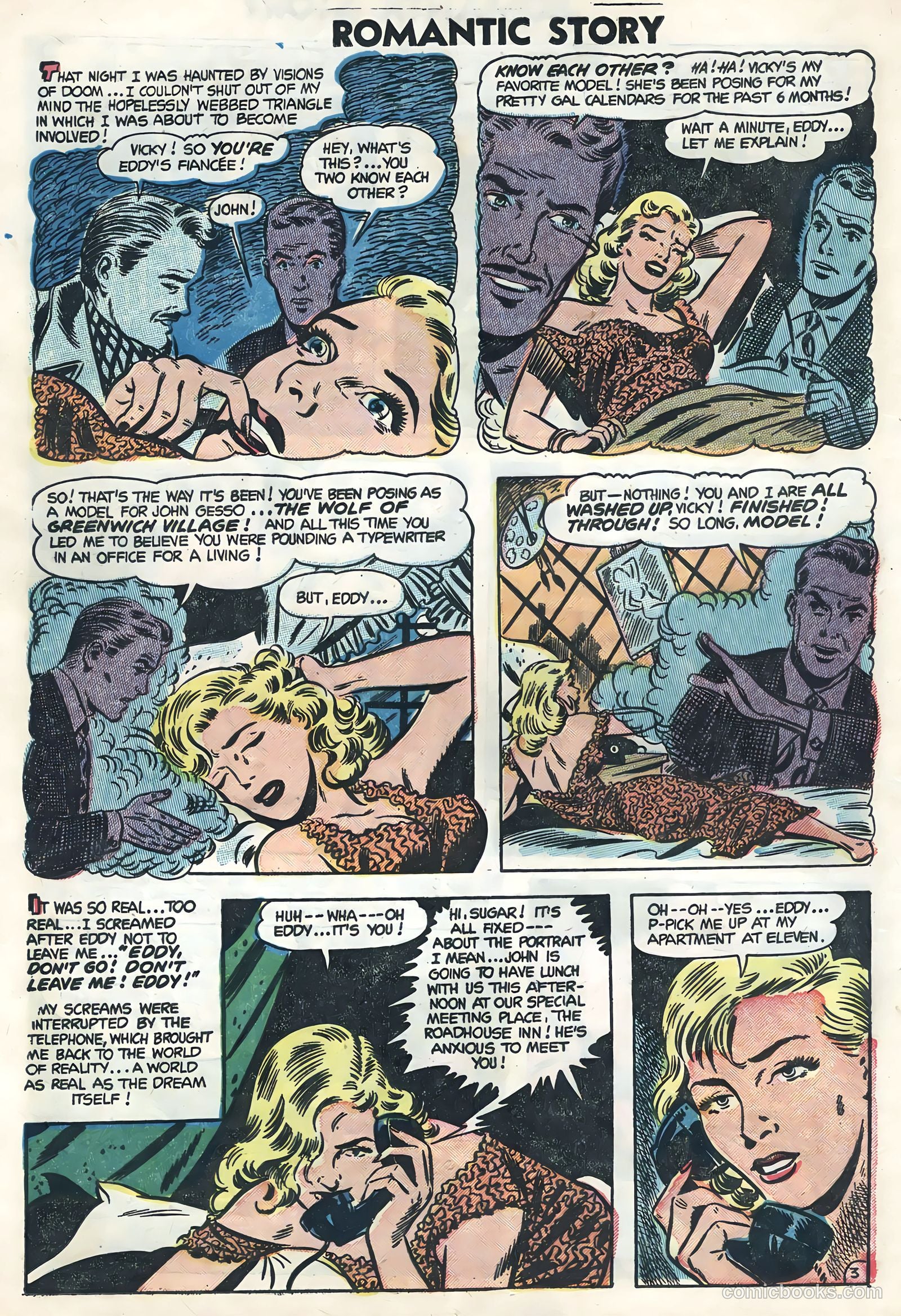 Romantic Story #25 (1954) — page 16 of 36