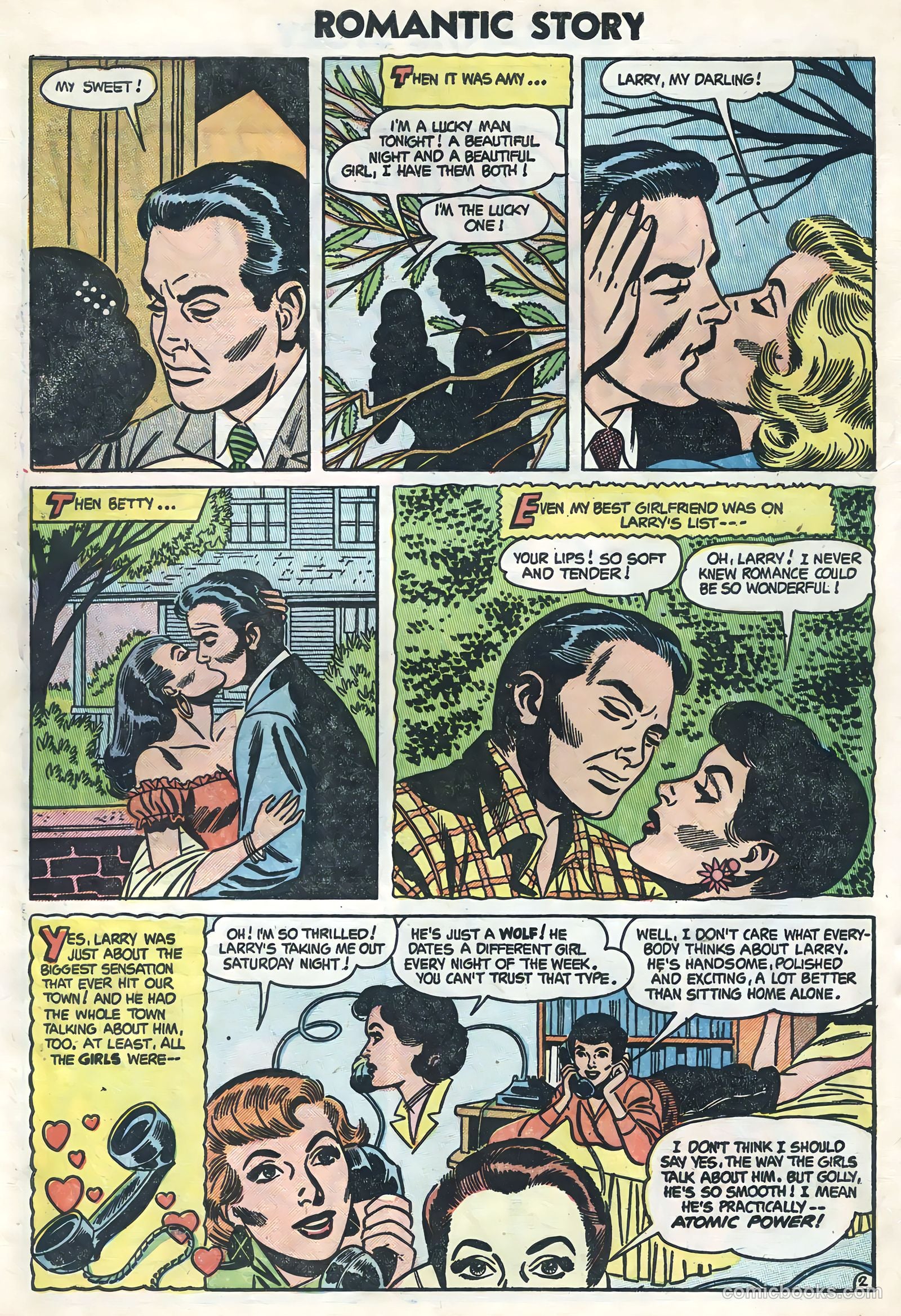 Romantic Story #25 (1954) — page 22 of 36