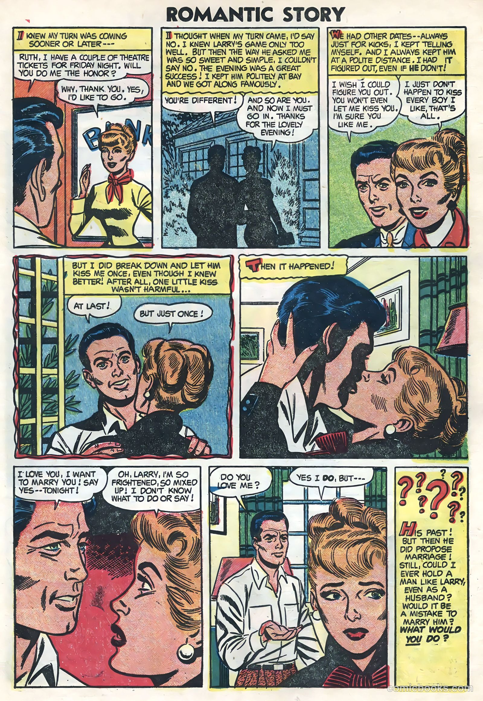 Romantic Story #25 (1954) — page 23 of 36