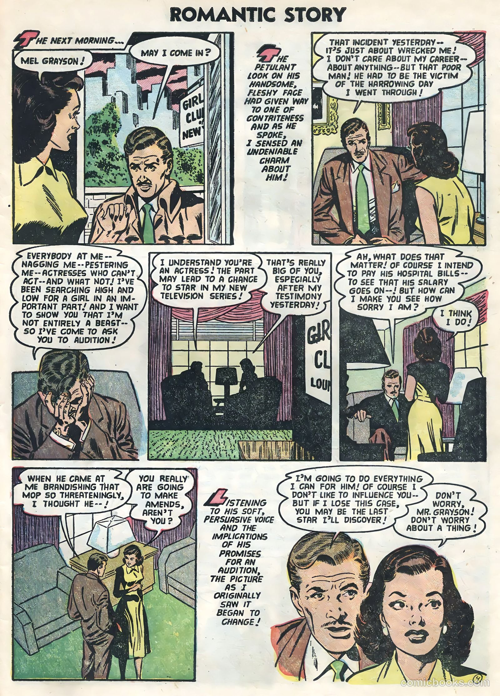 Romantic Story #25 (1954) — page 27 of 36
