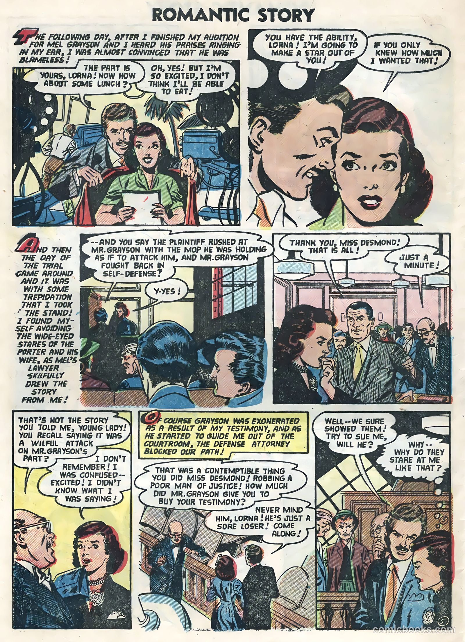 Romantic Story #25 (1954) — page 28 of 36