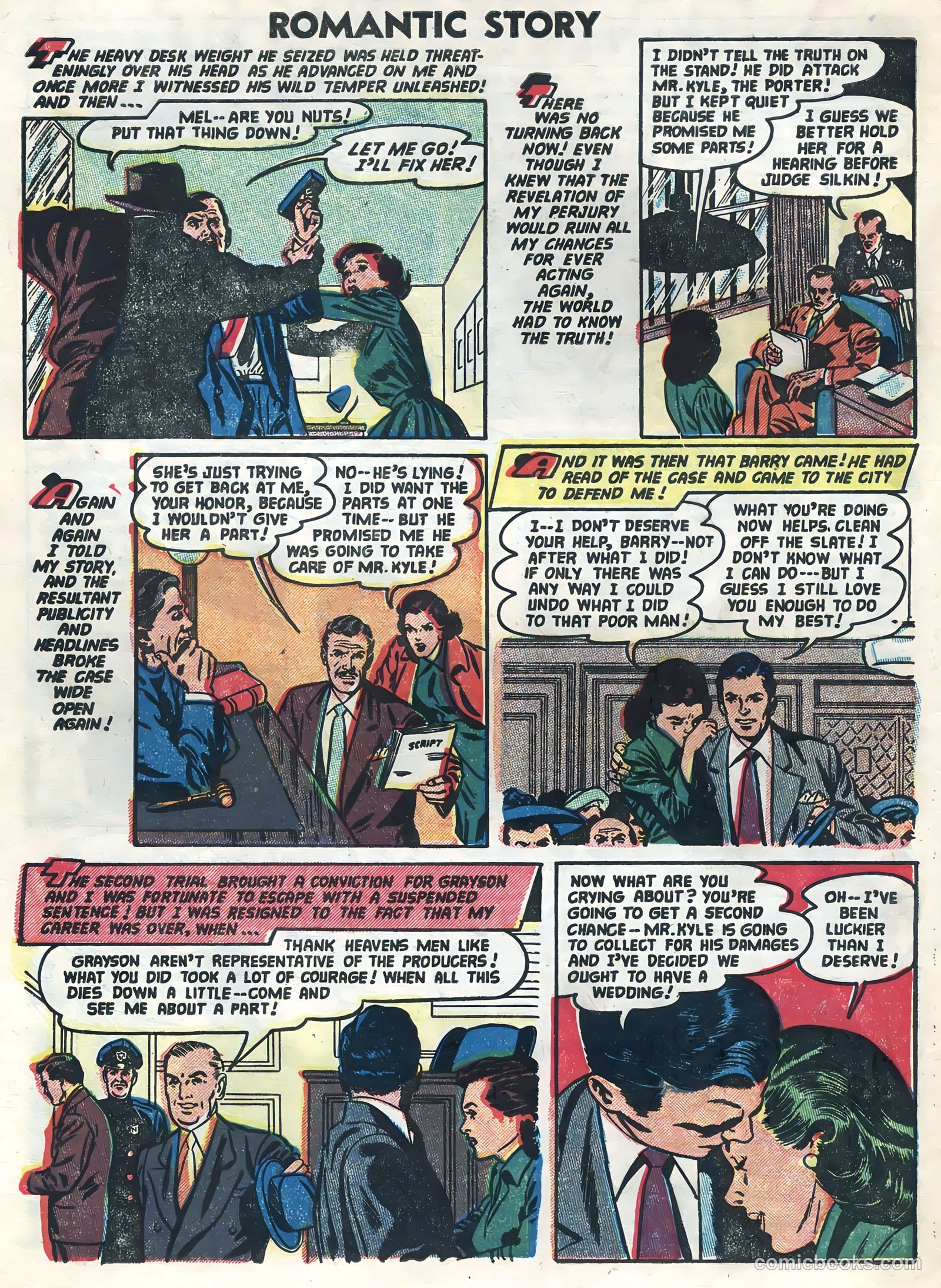 Romantic Story #25 (1954) — page 30 of 36