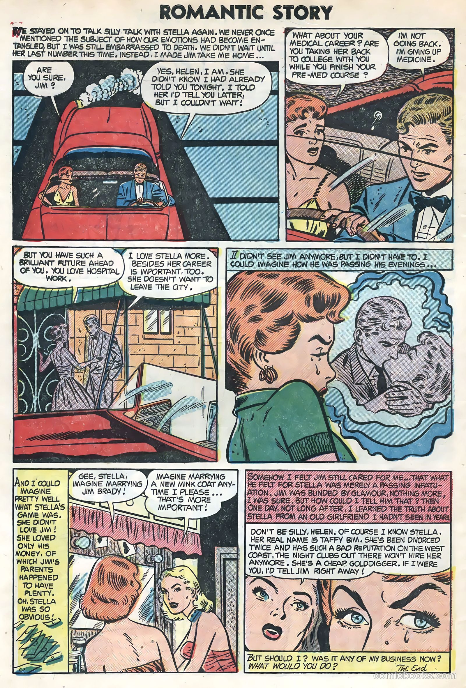 Romantic Story #25 (1954) — page 32 of 36