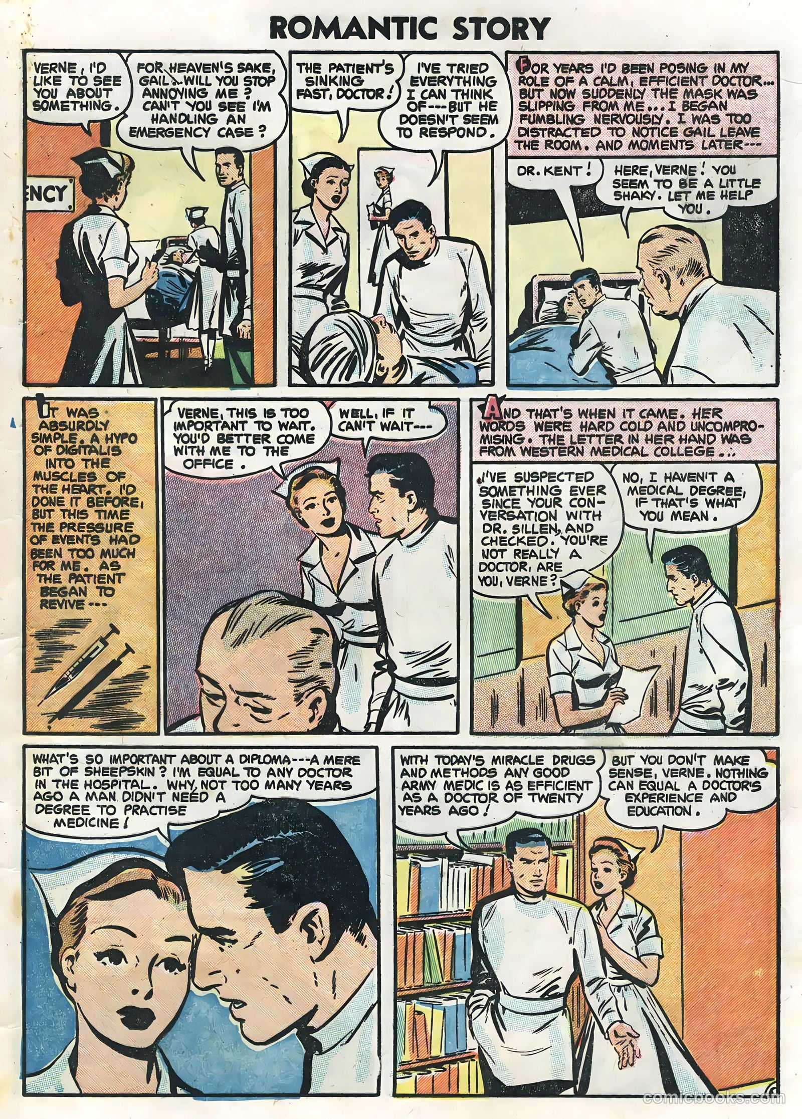 Romantic Story #26 (1954) — page 17 of 36