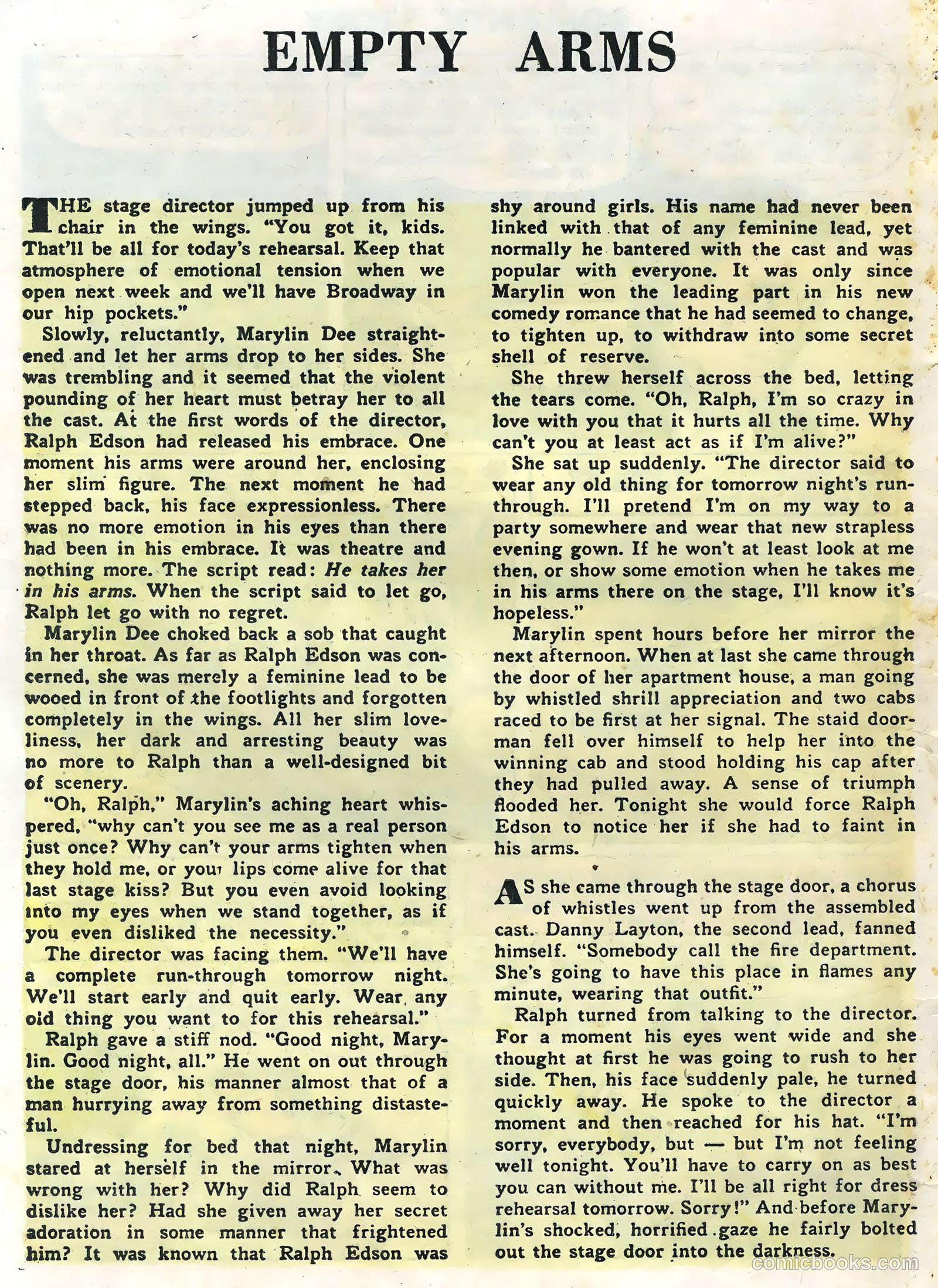 Romantic Story #26 (1954) — page 20 of 36