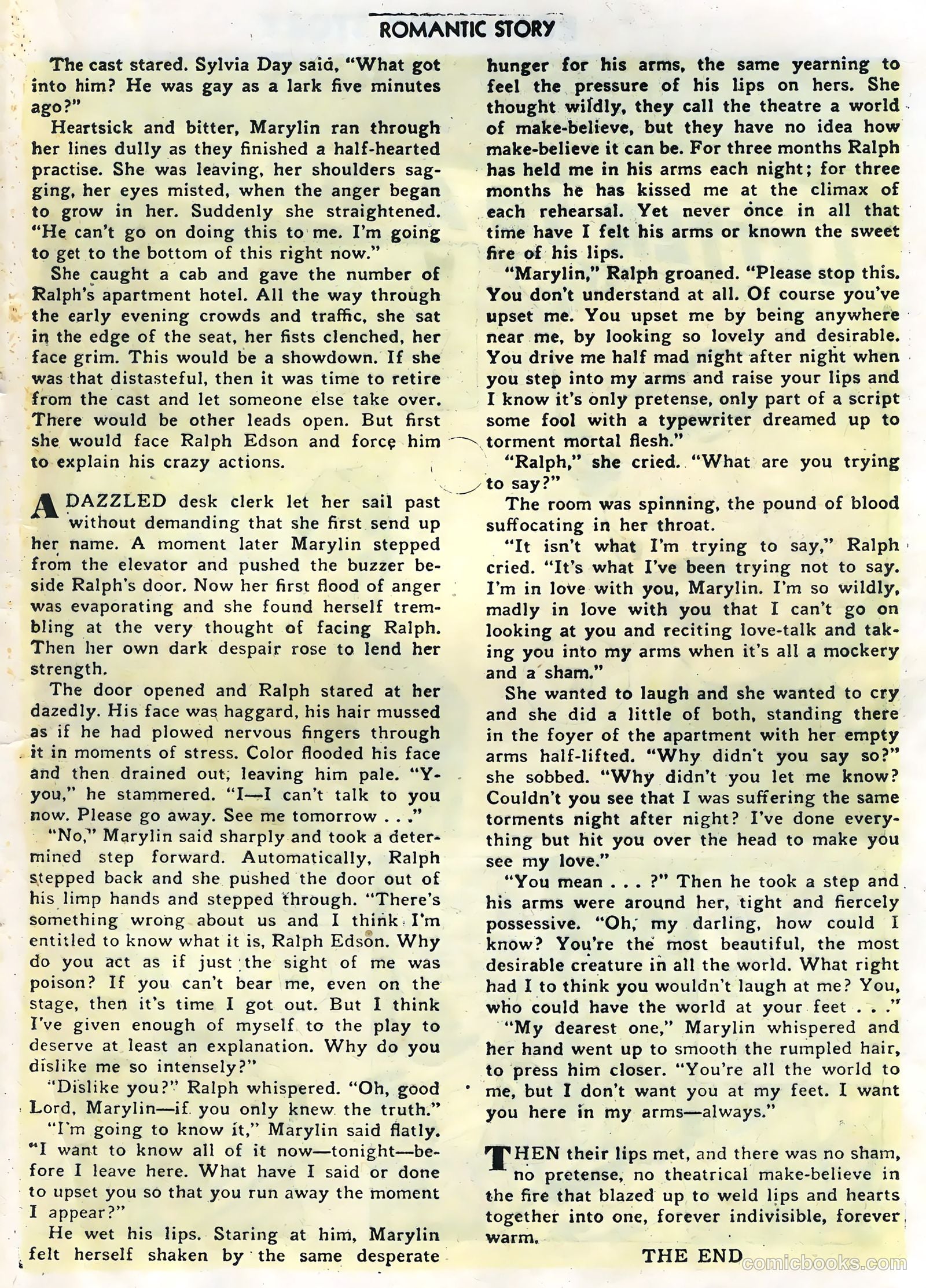 Romantic Story #26 (1954) — page 21 of 36