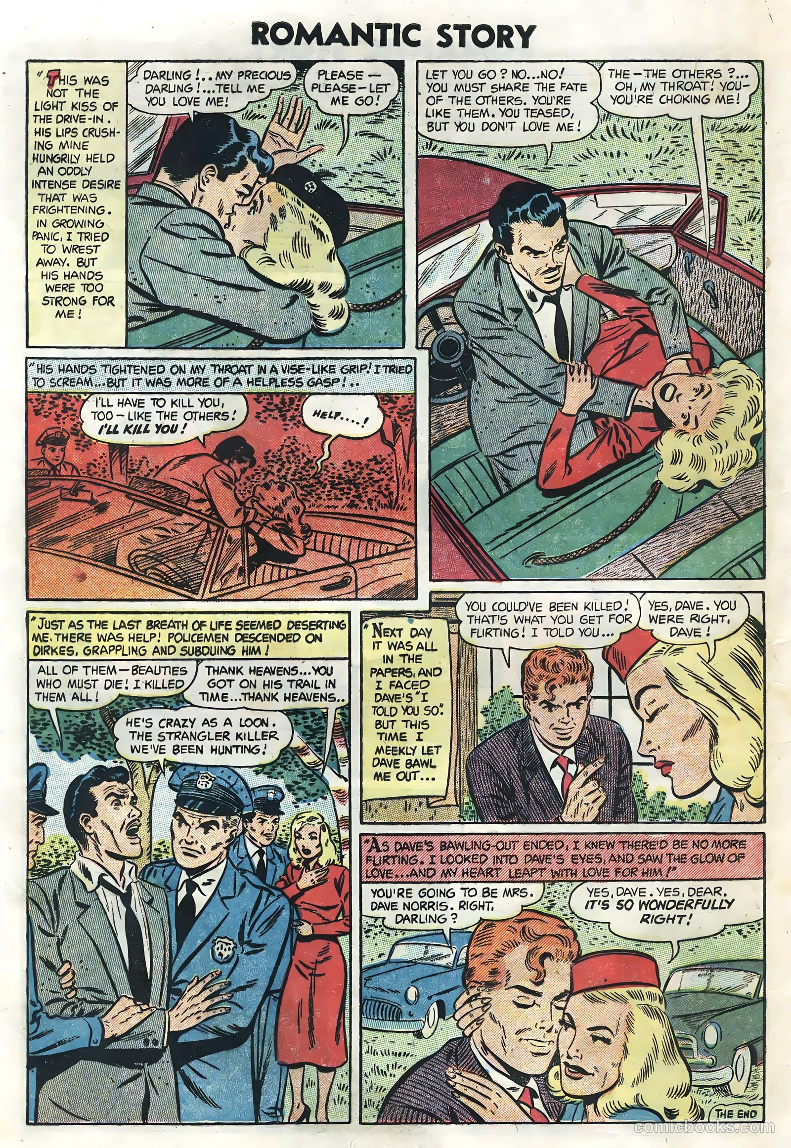 Romantic Story #26 (1954) — page 32 of 36