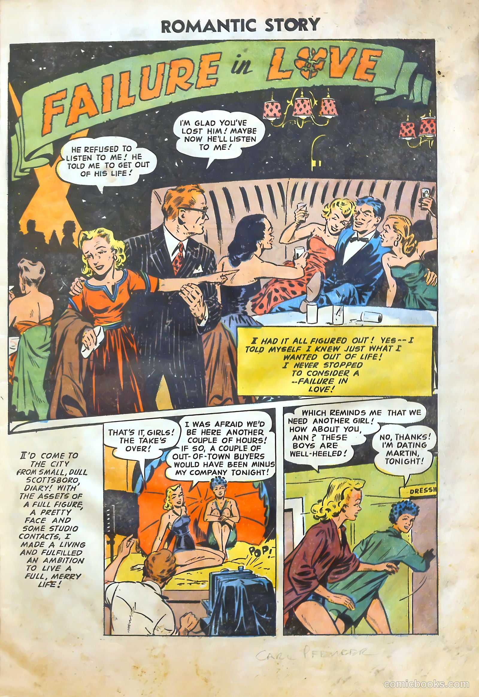 Romantic Story #27 (1954) — page 3 of 37