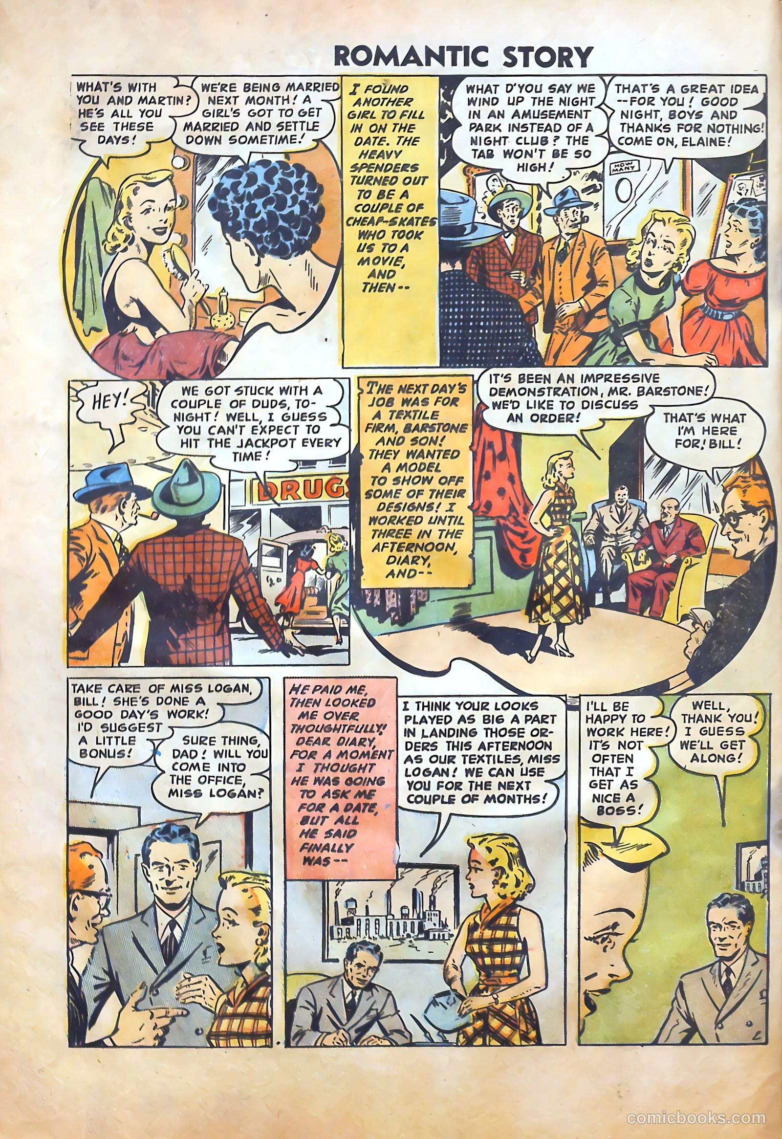 Romantic Story #27 (1954) — page 4 of 37