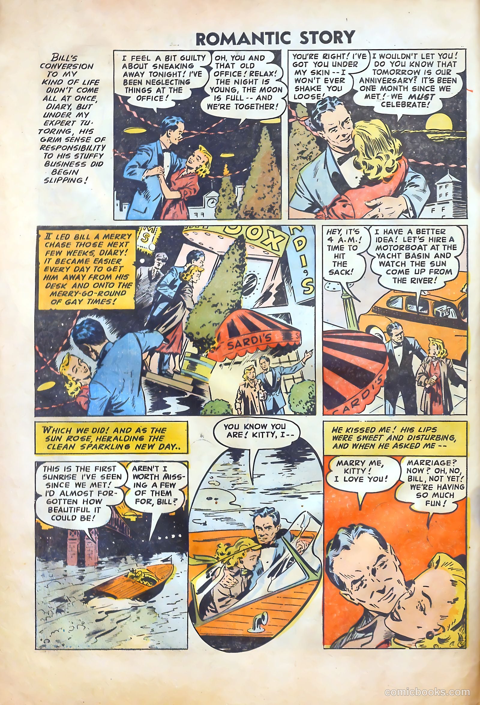 Romantic Story #27 (1954) — page 6 of 37