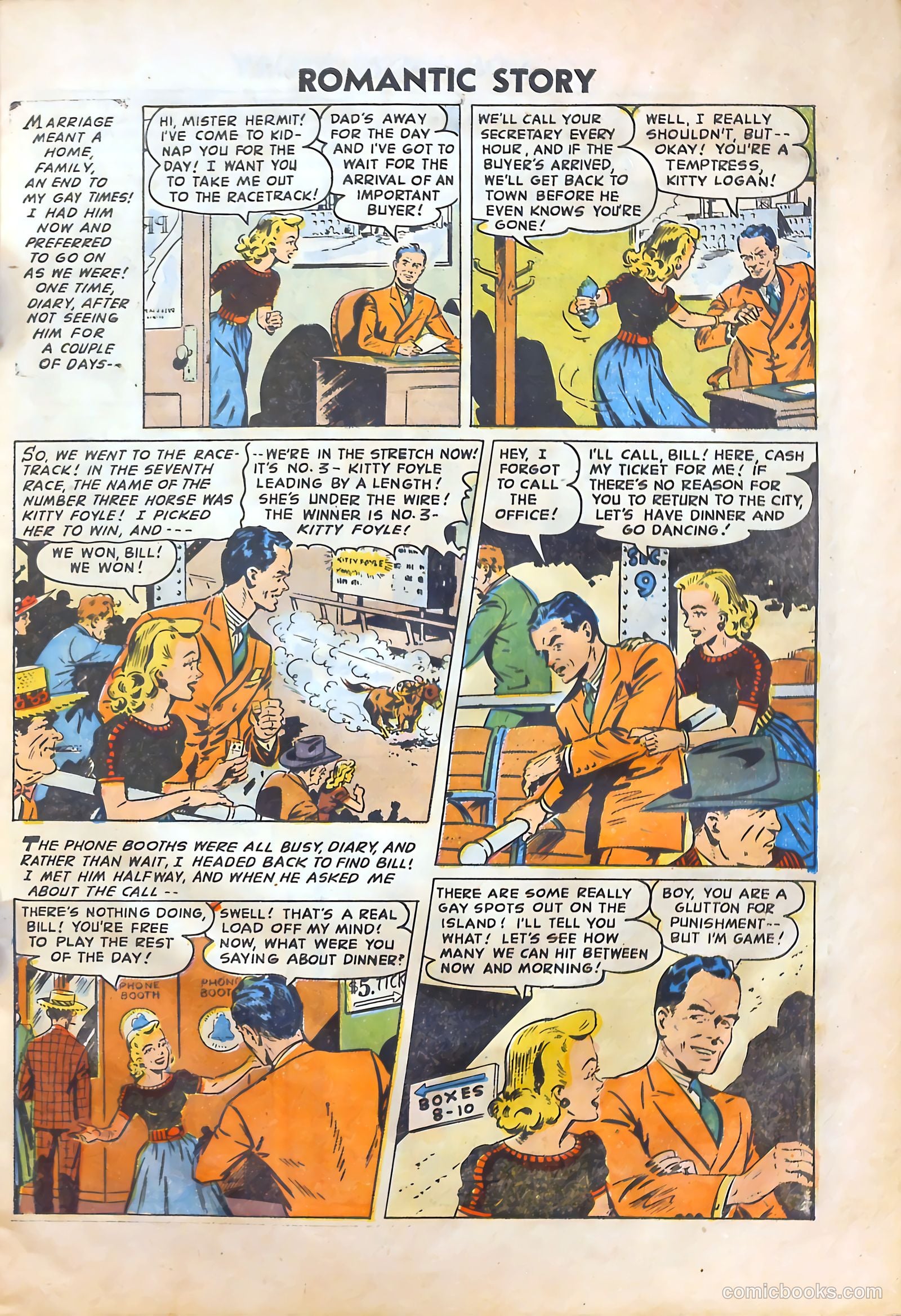 Romantic Story #27 (1954) — page 7 of 37