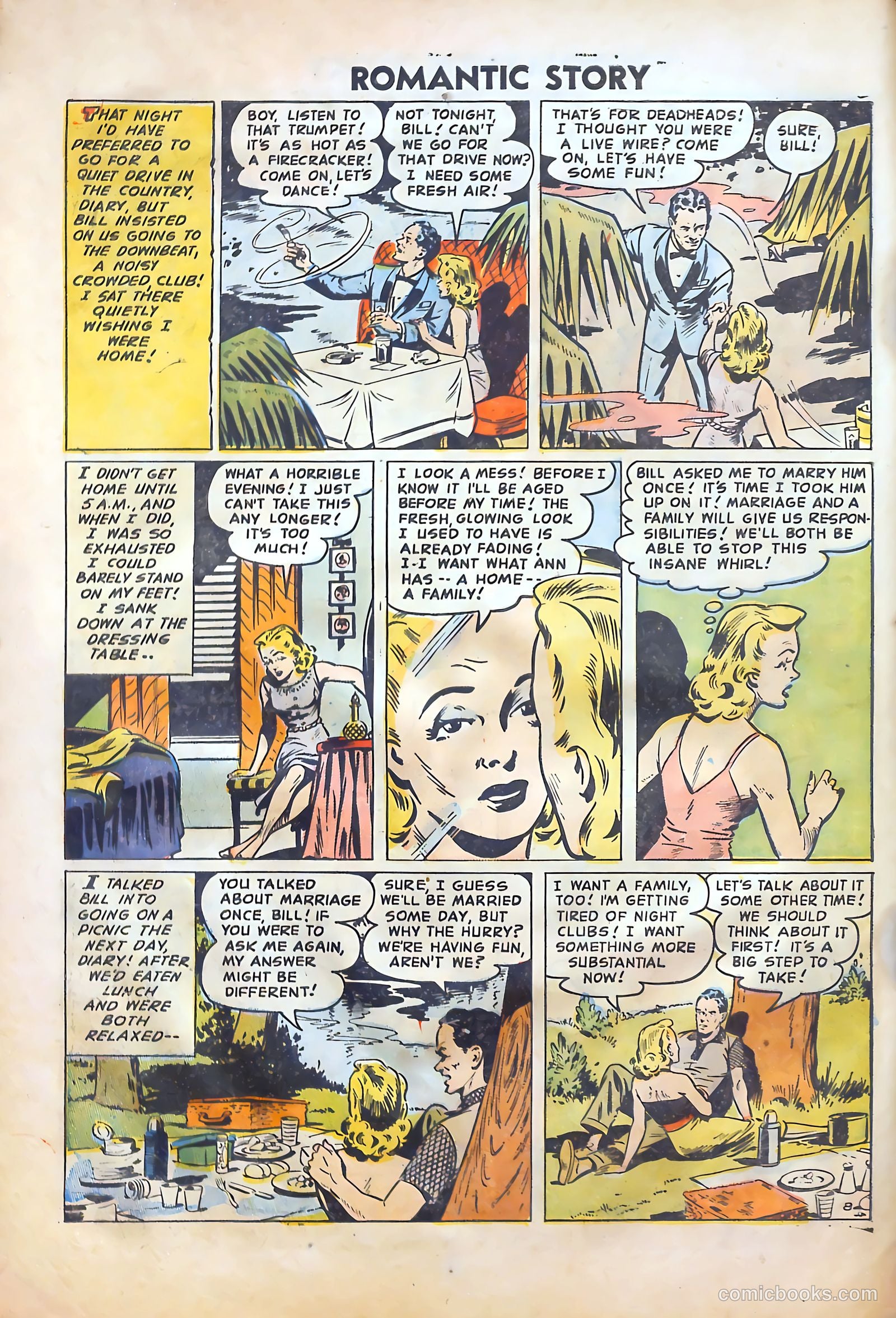 Romantic Story #27 (1954) — page 10 of 37