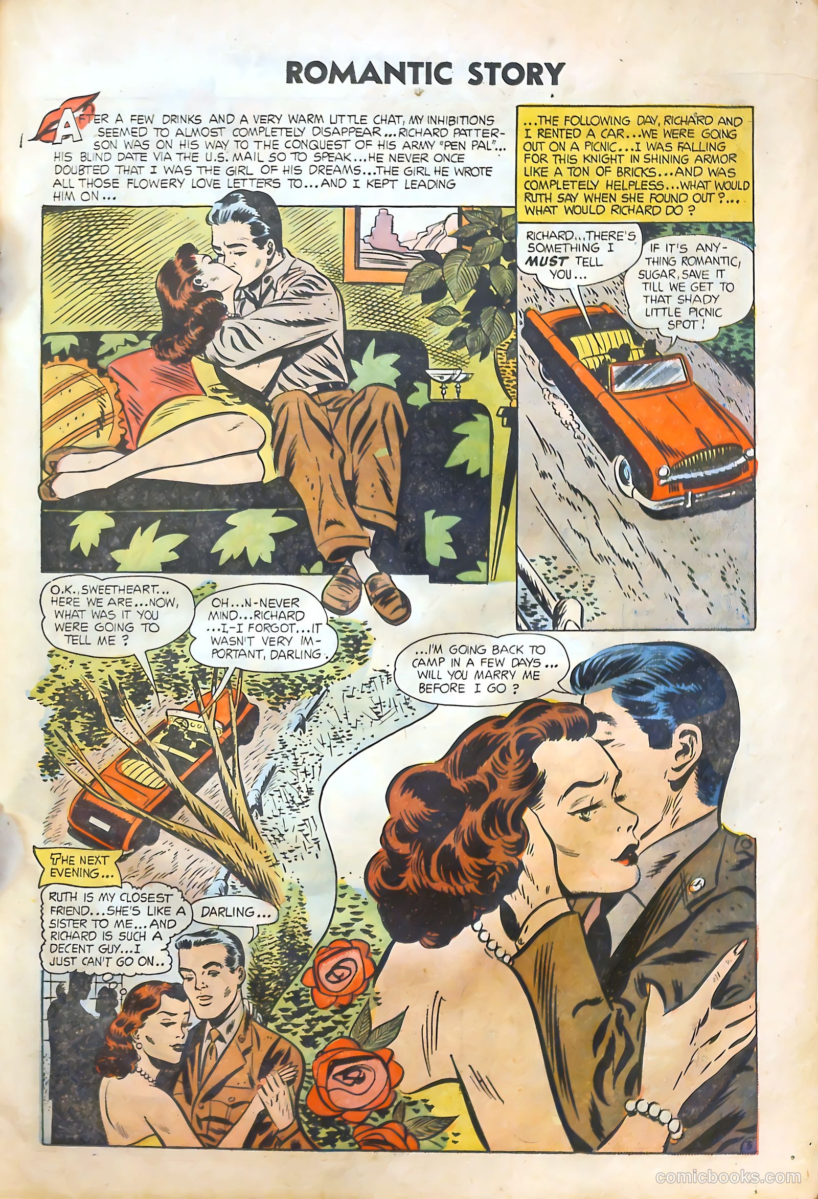Romantic Story #27 (1954) — page 15 of 37