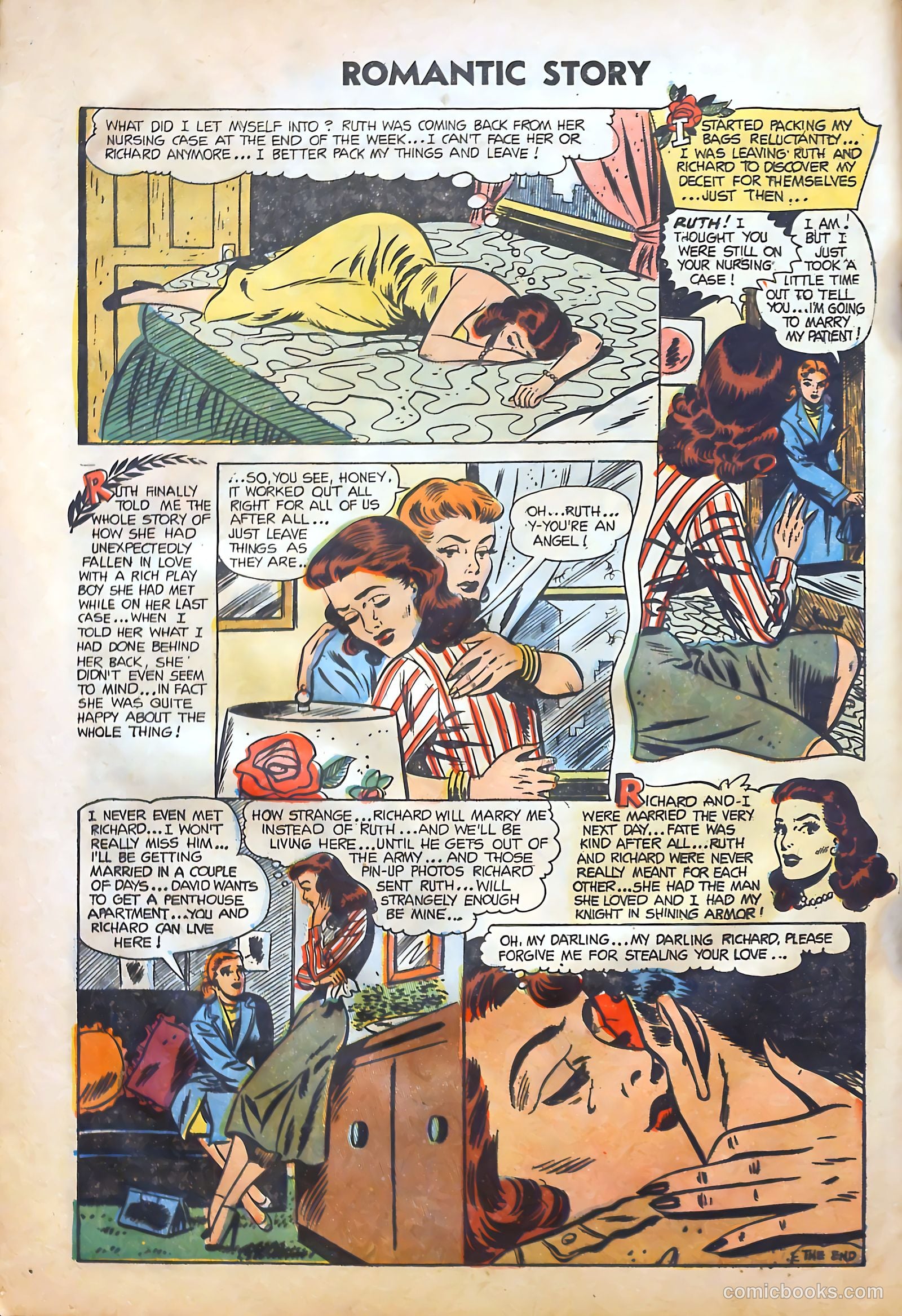 Romantic Story #27 (1954) — page 16 of 37