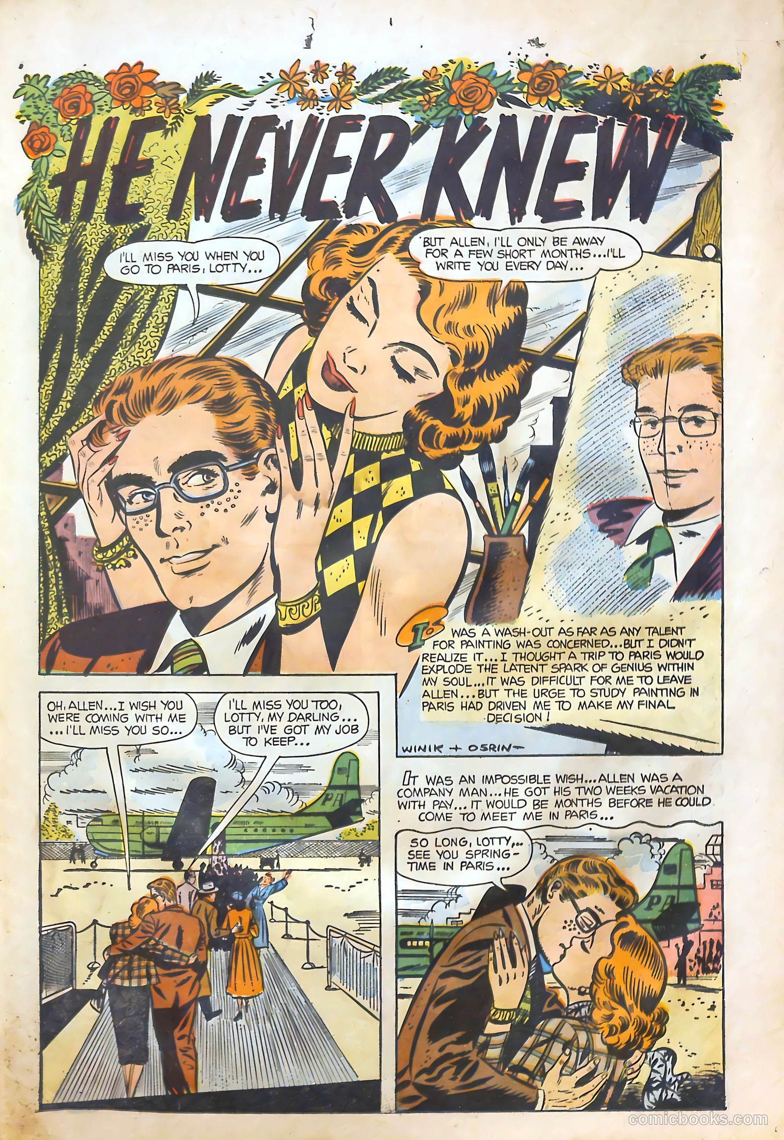 Romantic Story #27 (1954) — page 19 of 37