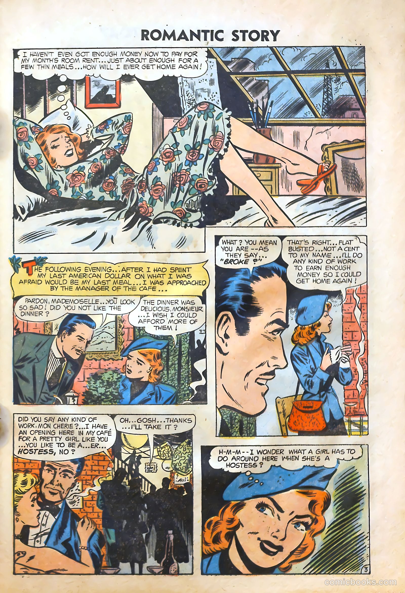 Romantic Story #27 (1954) — page 21 of 37