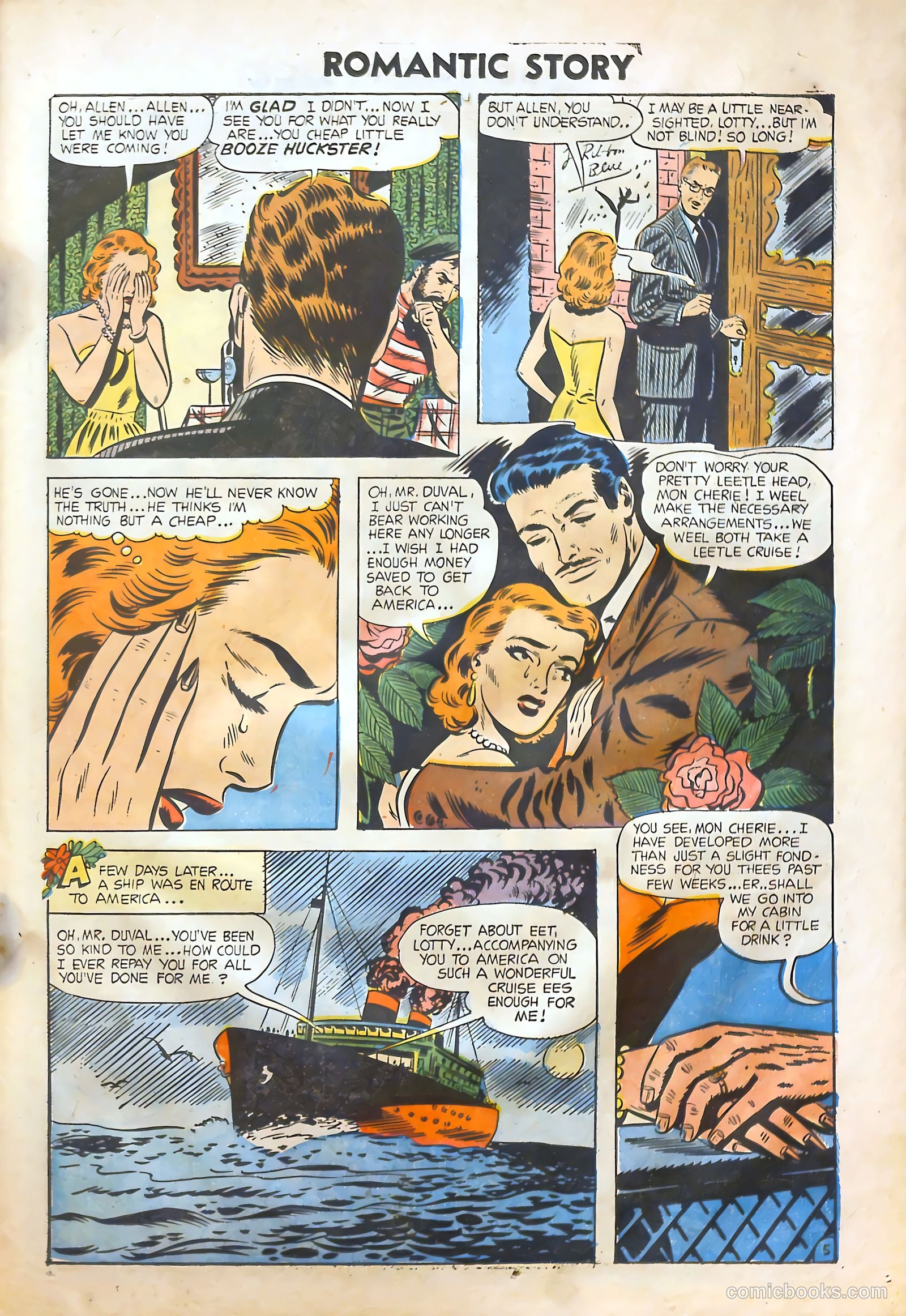 Romantic Story #27 (1954) — page 23 of 37