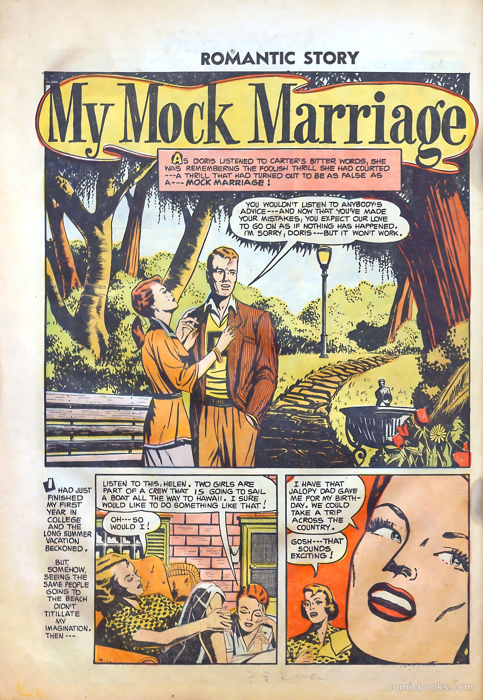 Romantic Story #27 (1954) — page 26 of 37