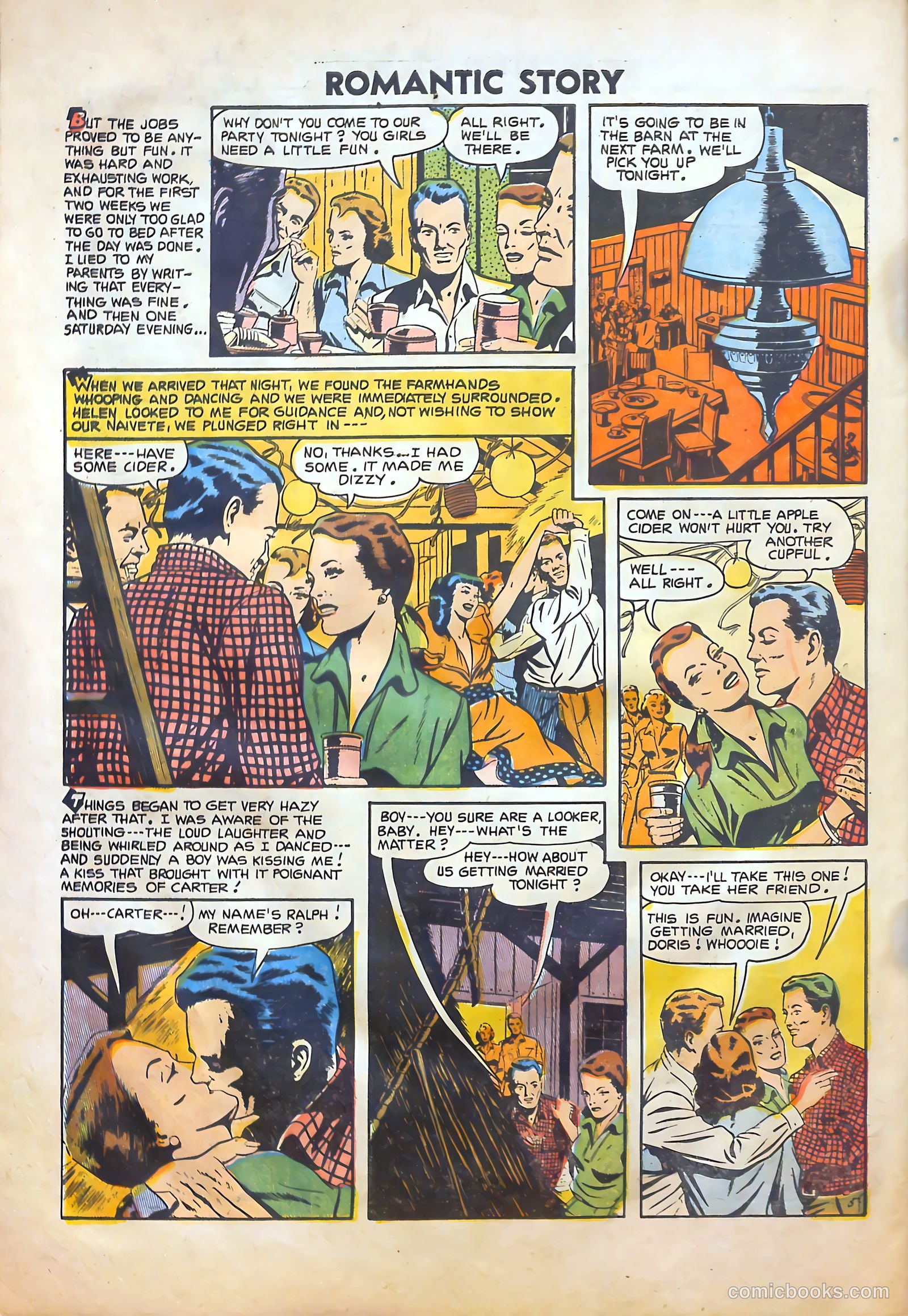 Romantic Story #27 (1954) — page 30 of 37