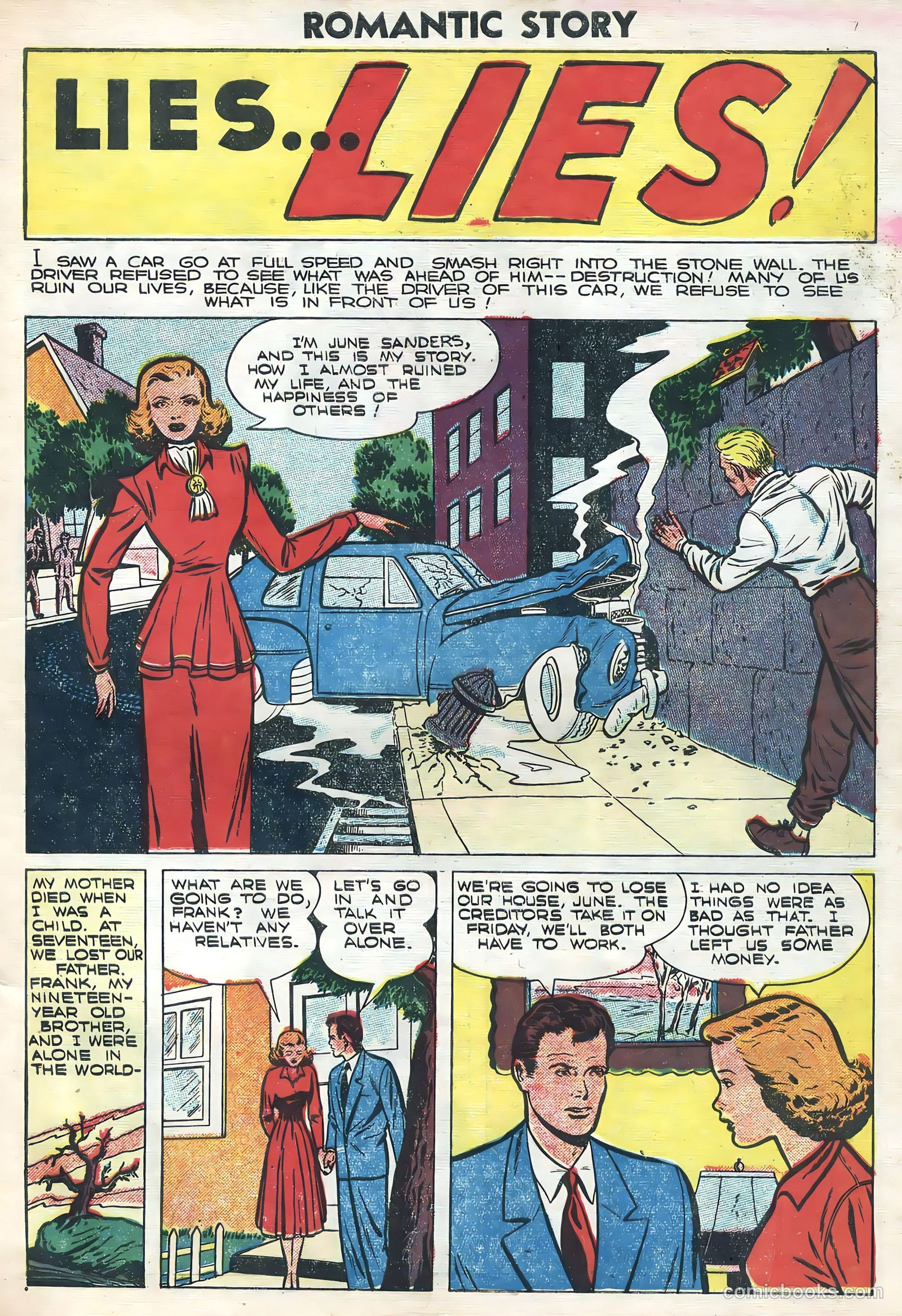 Romantic Story #28 (1955) — page 3 of 36