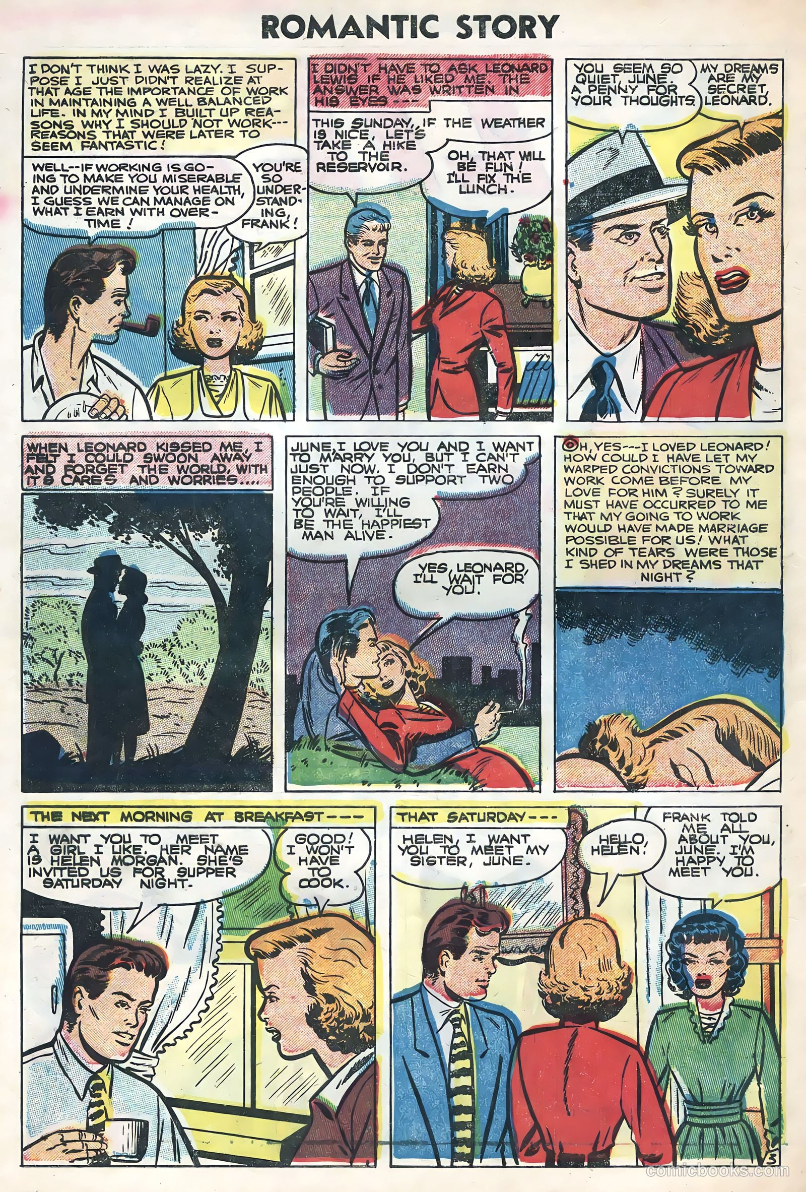 Romantic Story #28 (1955) — page 4 of 36