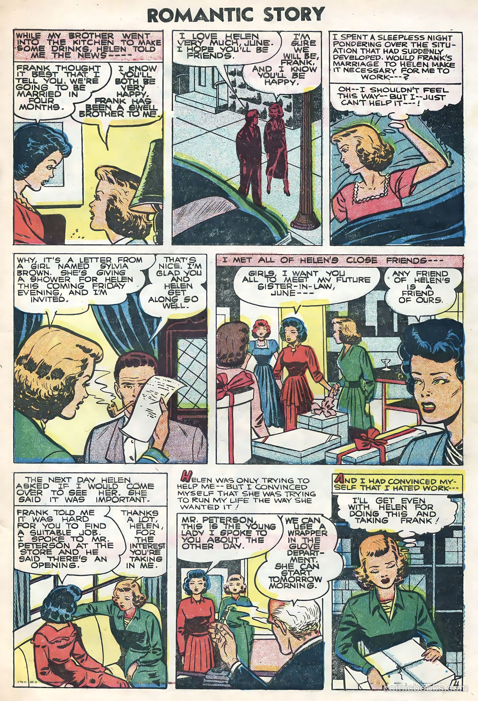 Romantic Story #28 (1955) — page 5 of 36