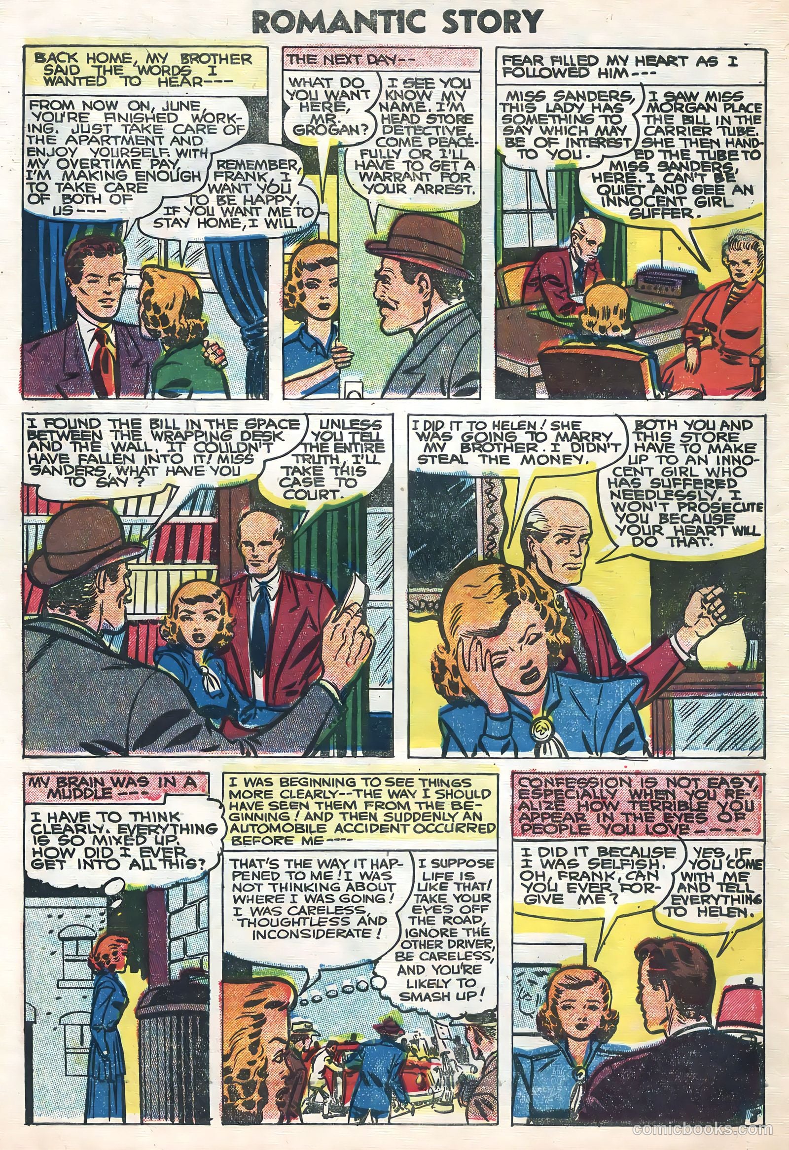 Romantic Story #28 (1955) — page 10 of 36