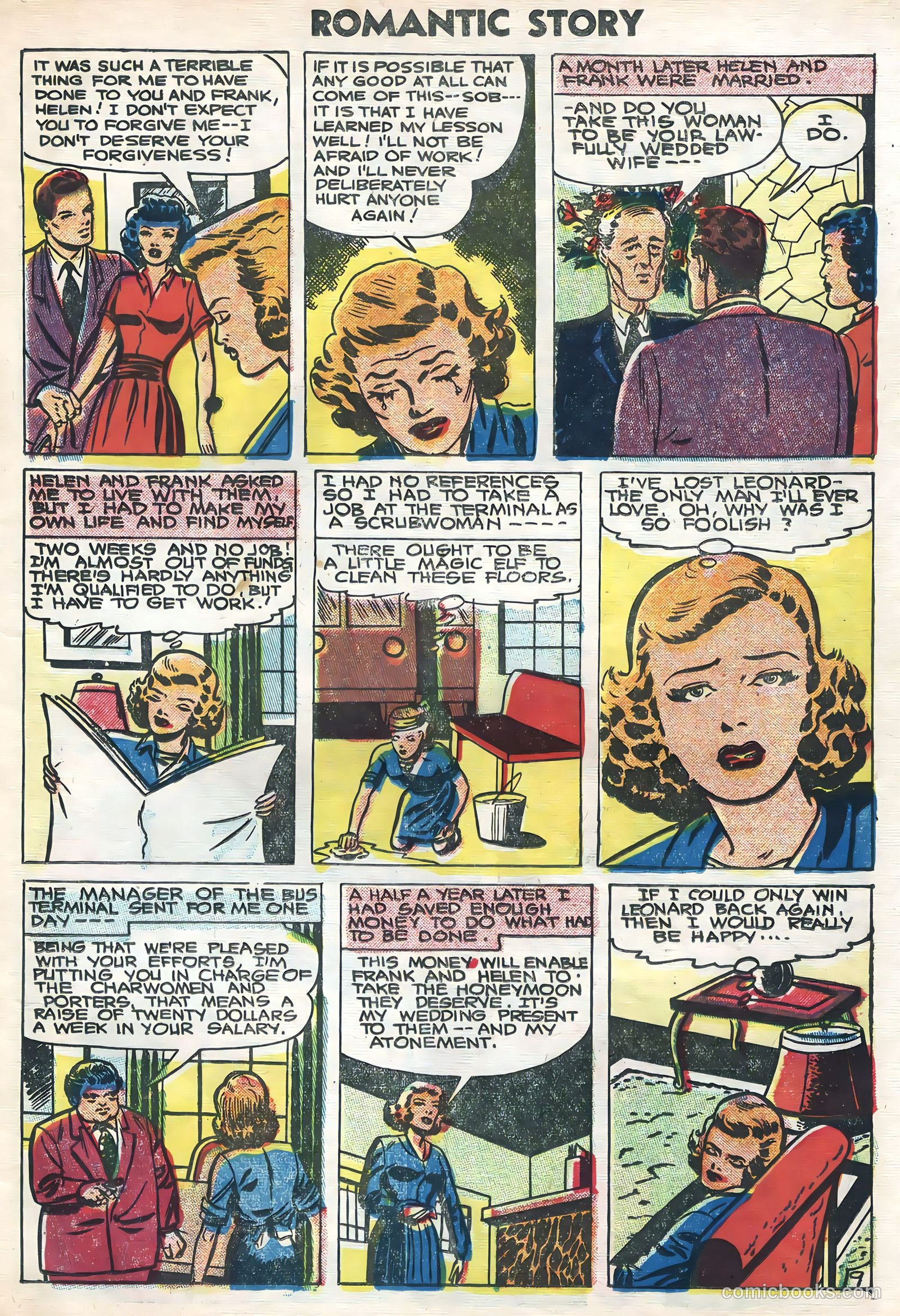 Romantic Story #28 (1955) — page 11 of 36