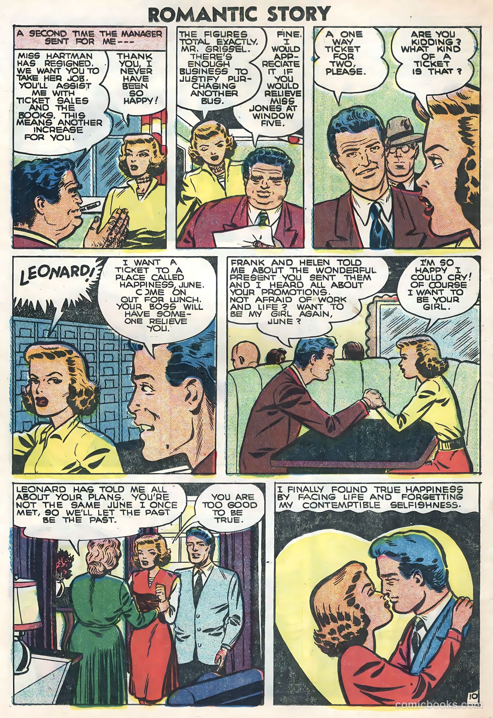 Romantic Story #28 (1955) — page 12 of 36