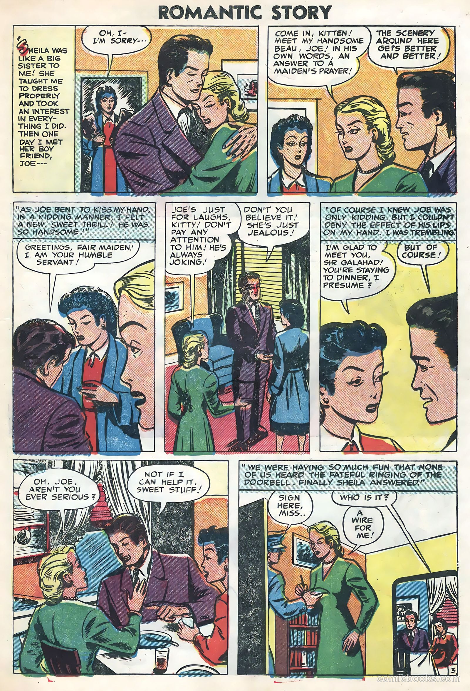 Romantic Story #28 (1955) — page 17 of 36