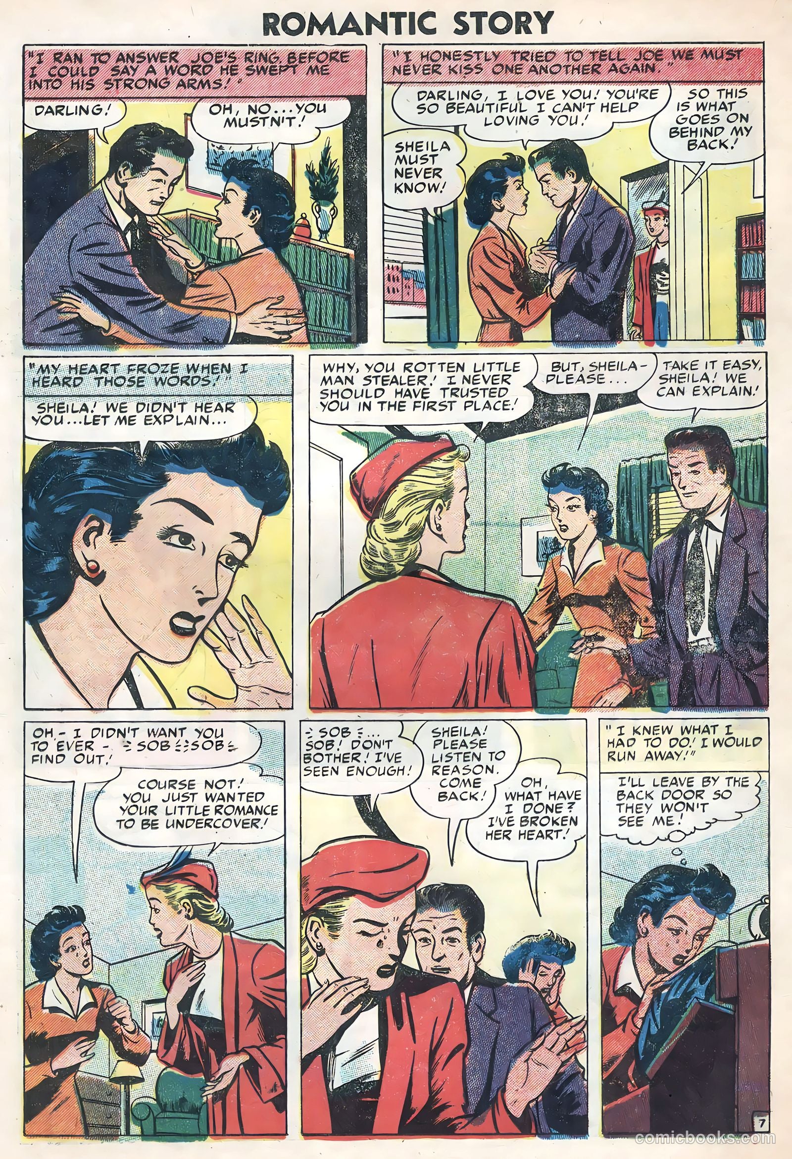 Romantic Story #28 (1955) — page 20 of 36