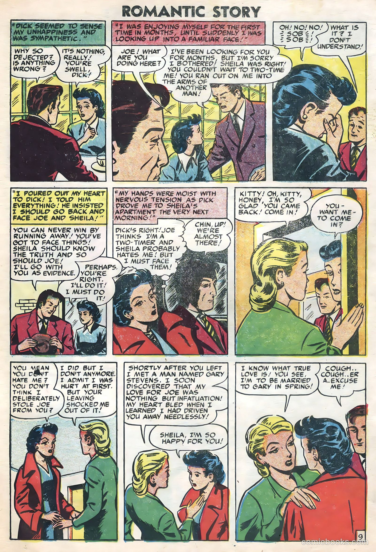 Romantic Story #28 (1955) — page 23 of 36