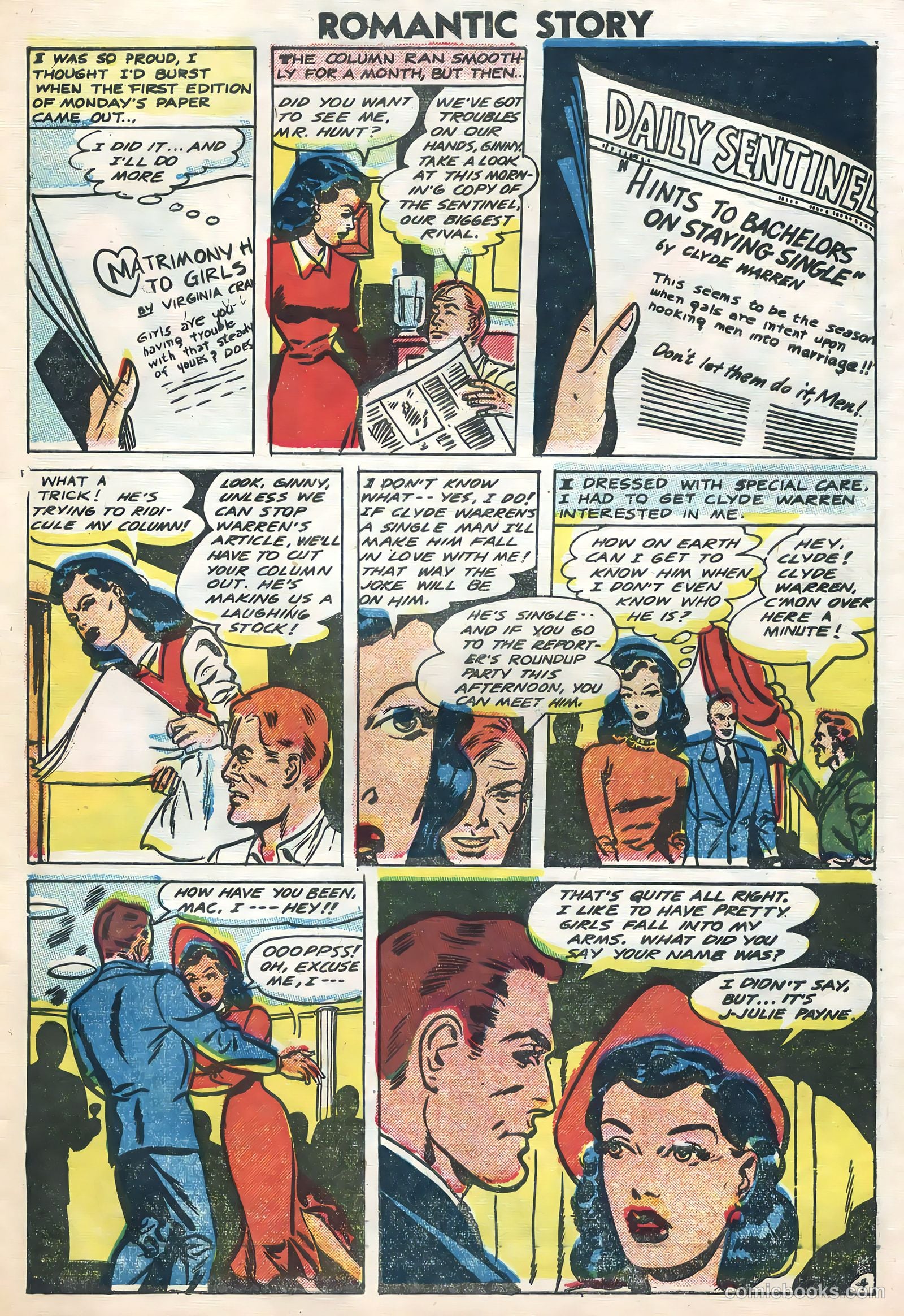 Romantic Story #28 (1955) — page 27 of 36