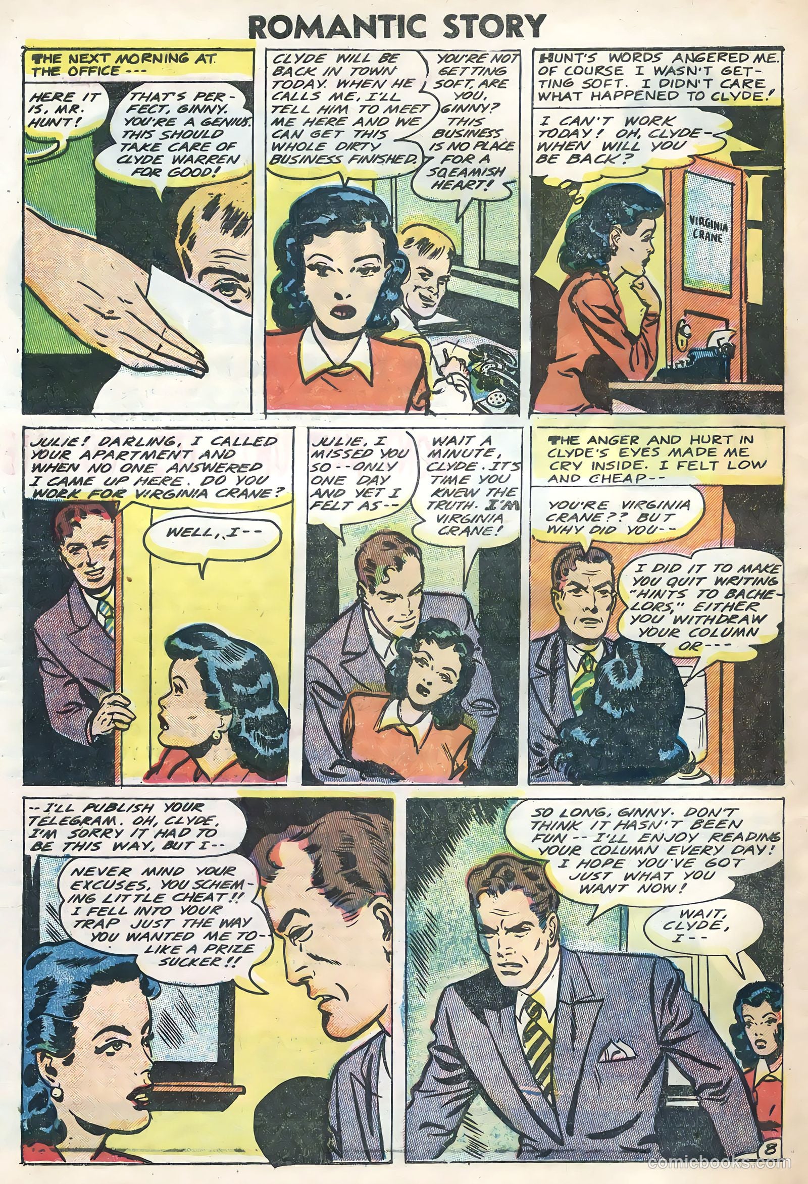 Romantic Story #28 (1955) — page 32 of 36