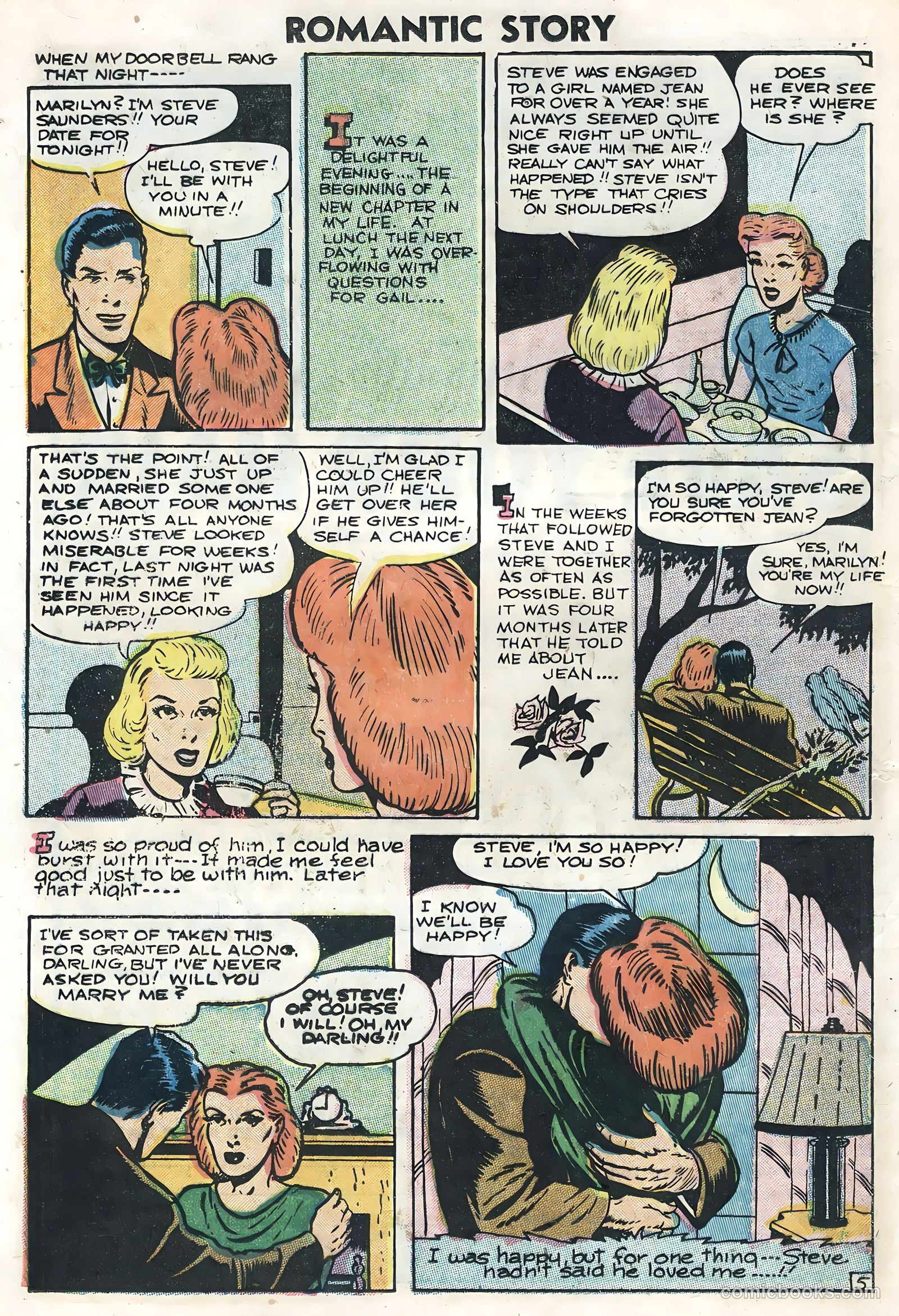 Romantic Story #29 (1955) — page 16 of 36
