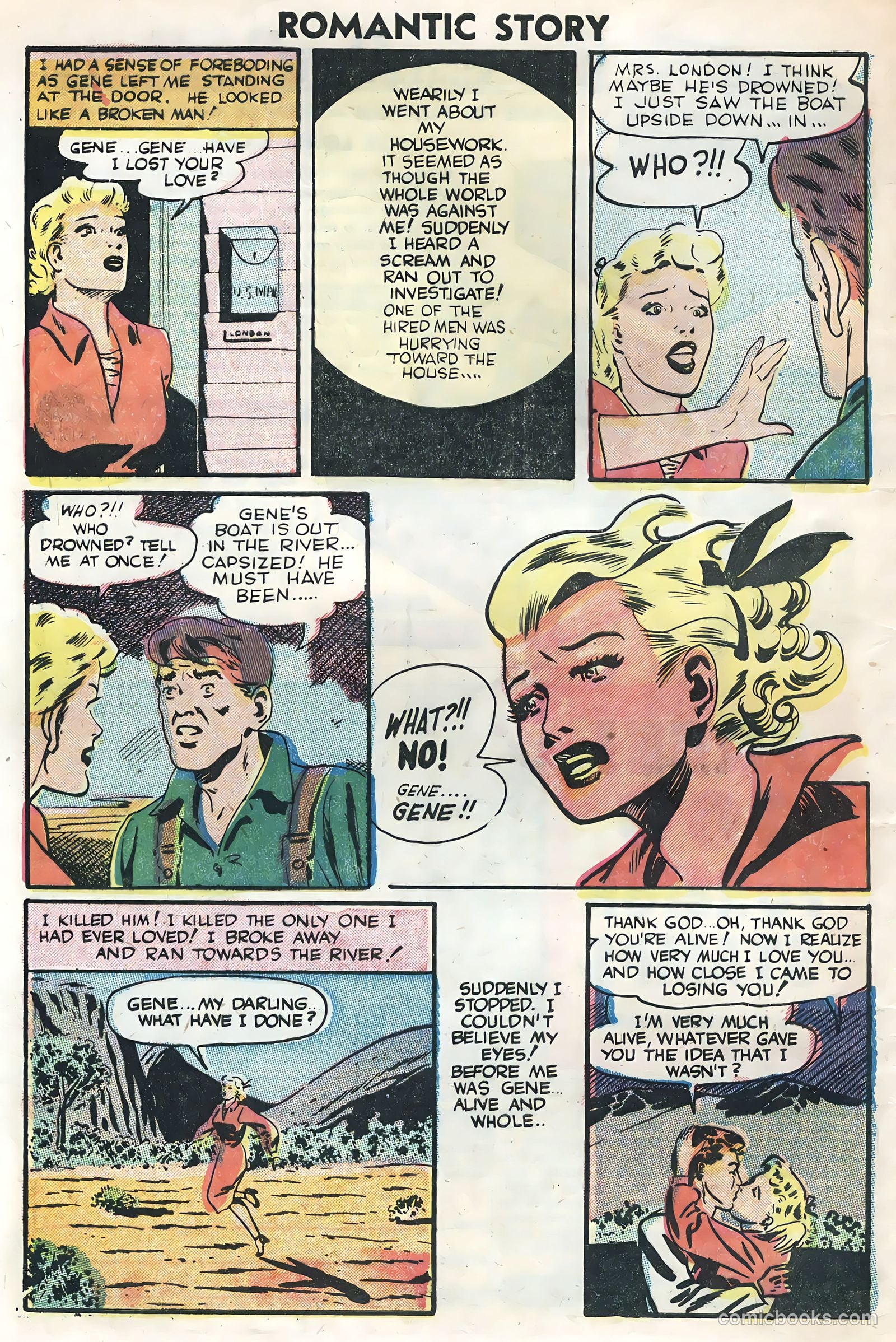 Romantic Story #29 (1955) — page 32 of 36